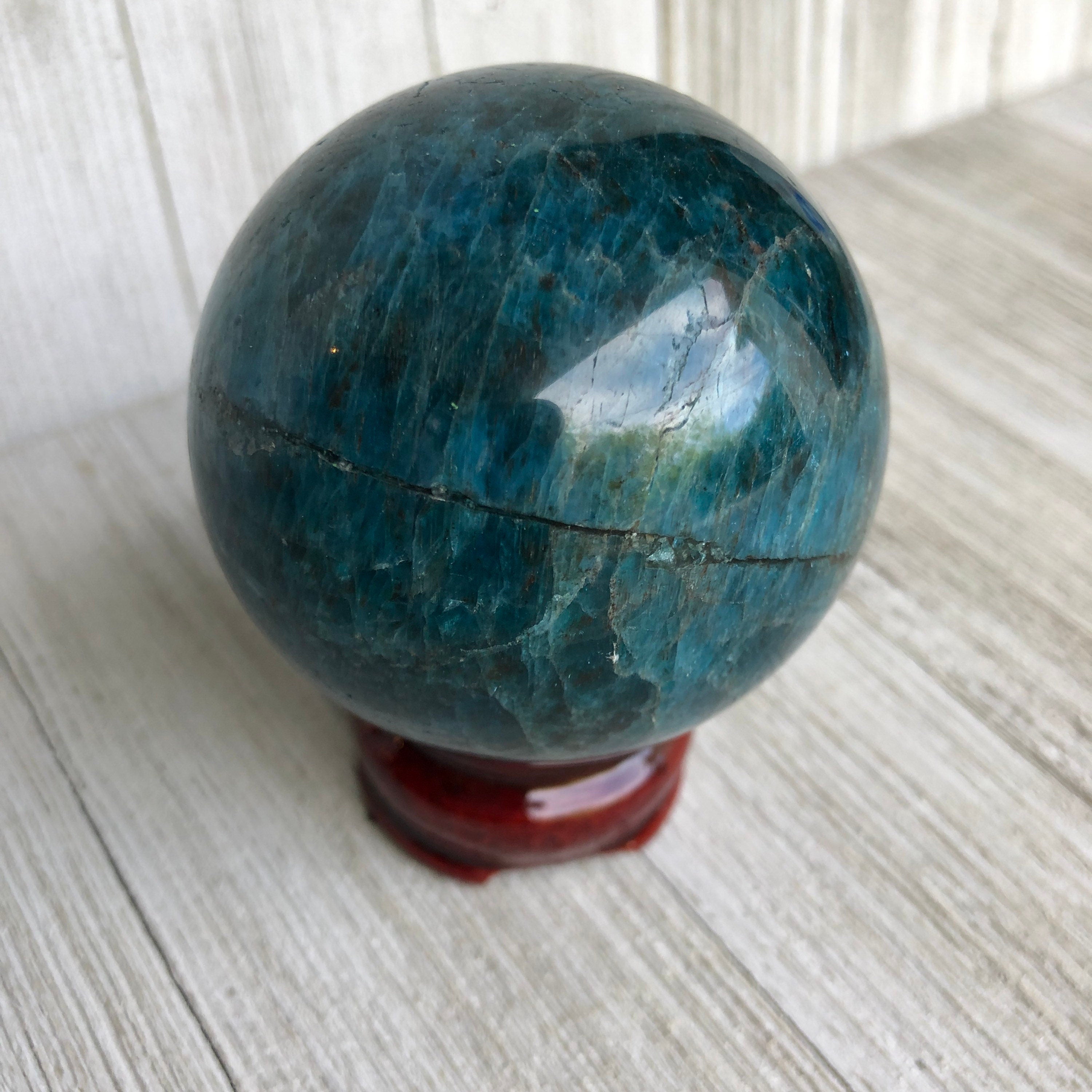 Apatite Stone Crystal Ball 60mm