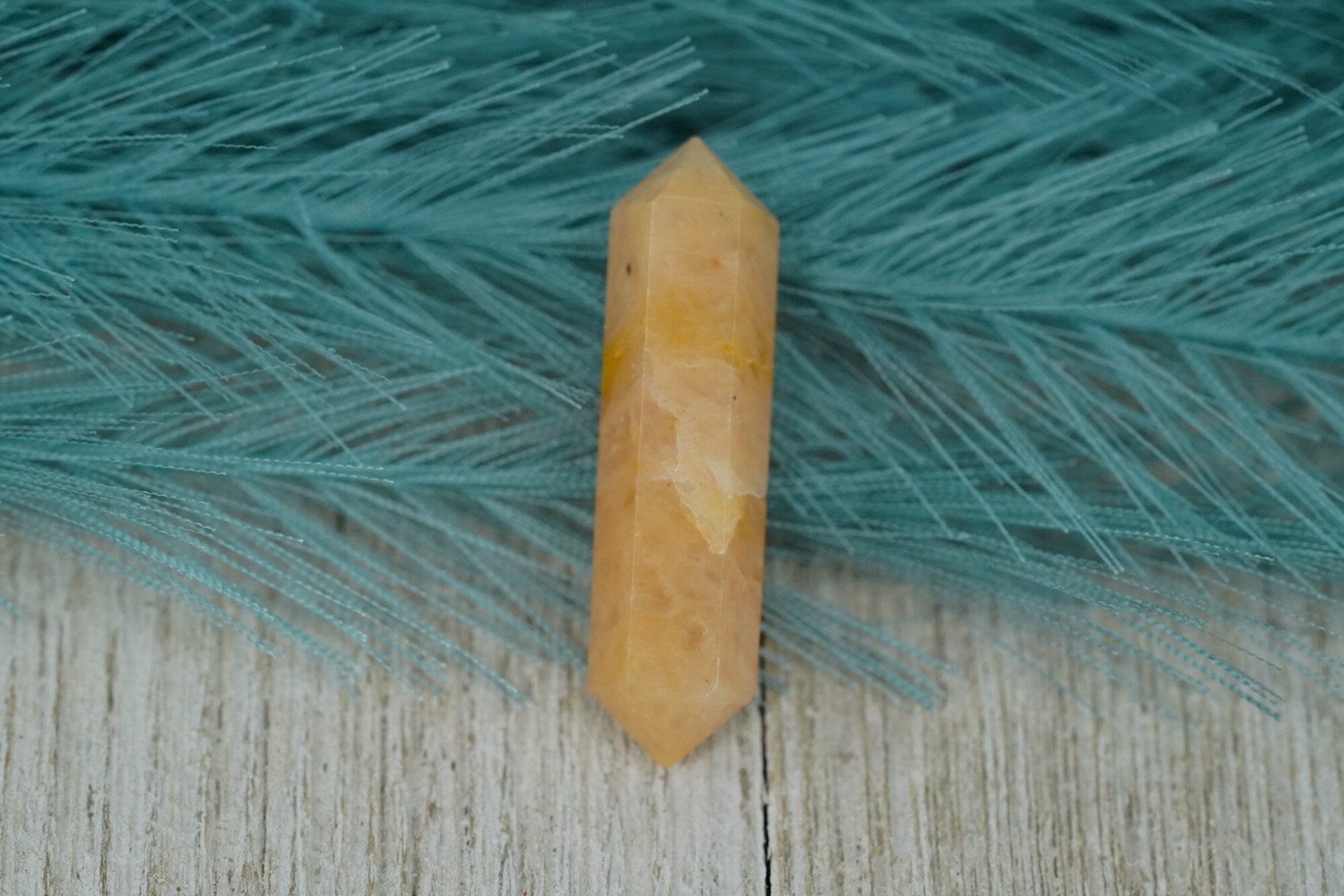 Orange Aventurine Double Terminated Crystals