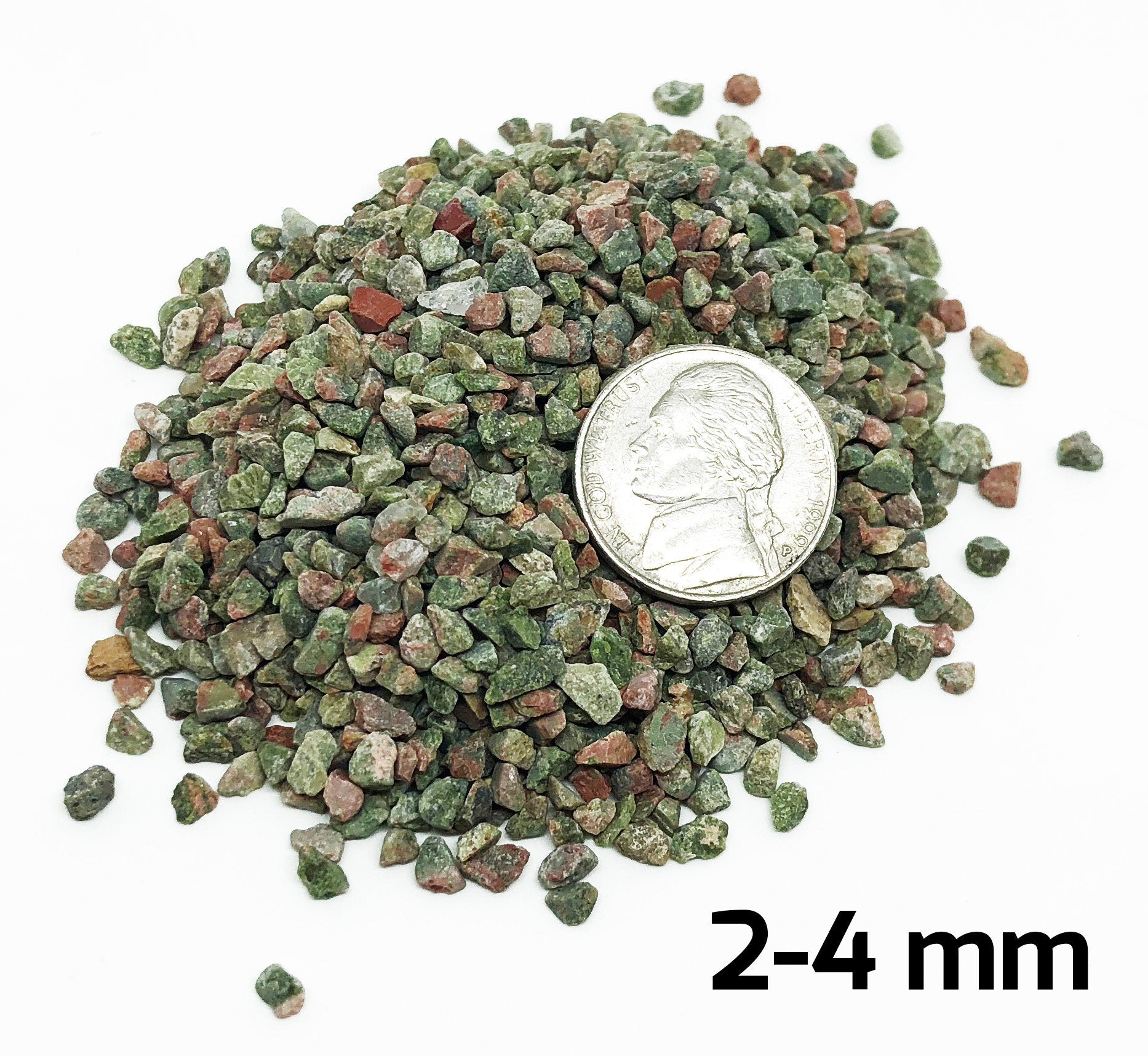 Crushed Unakite, All SIZES