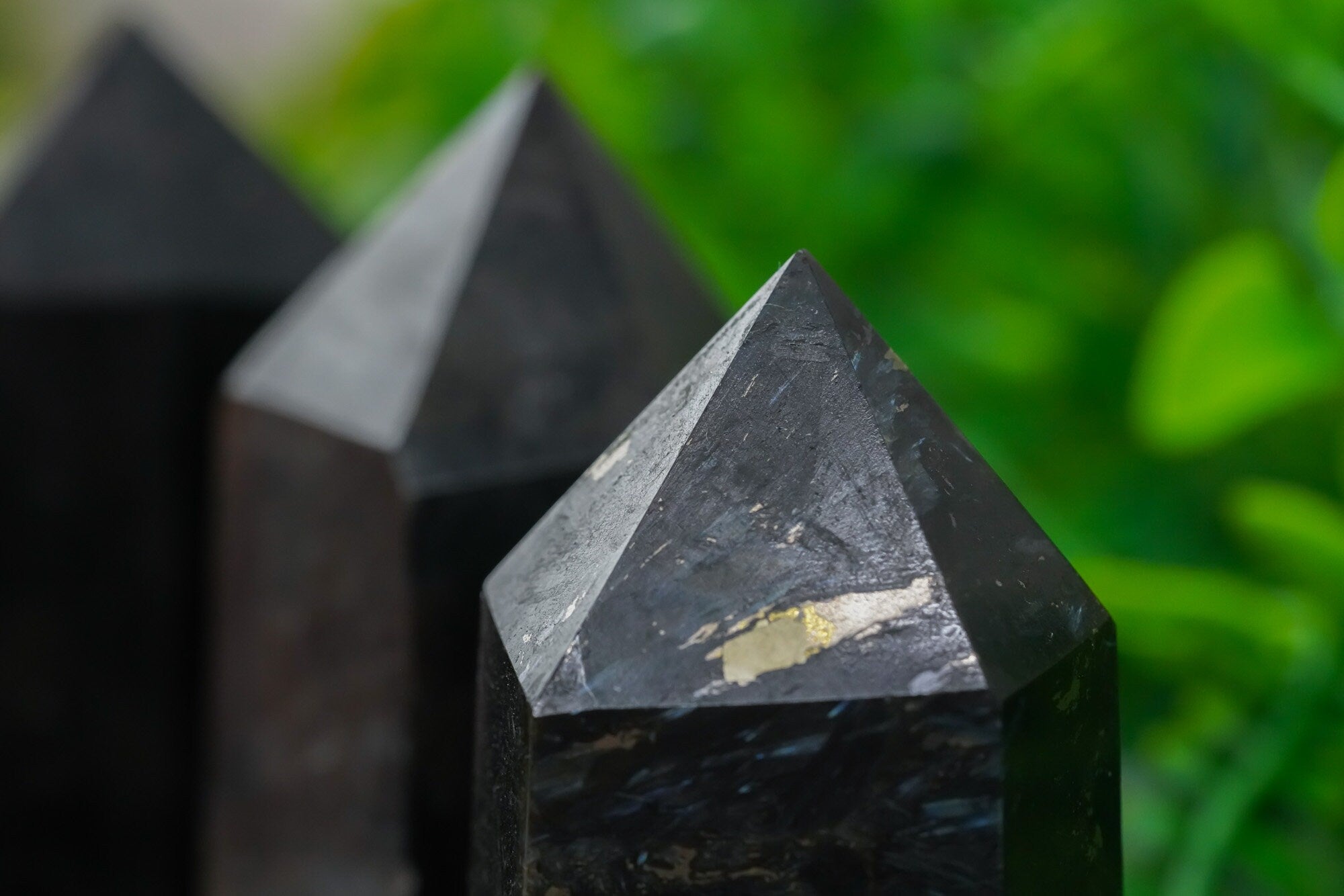 Large Astrophyllite Crystal Tower Point