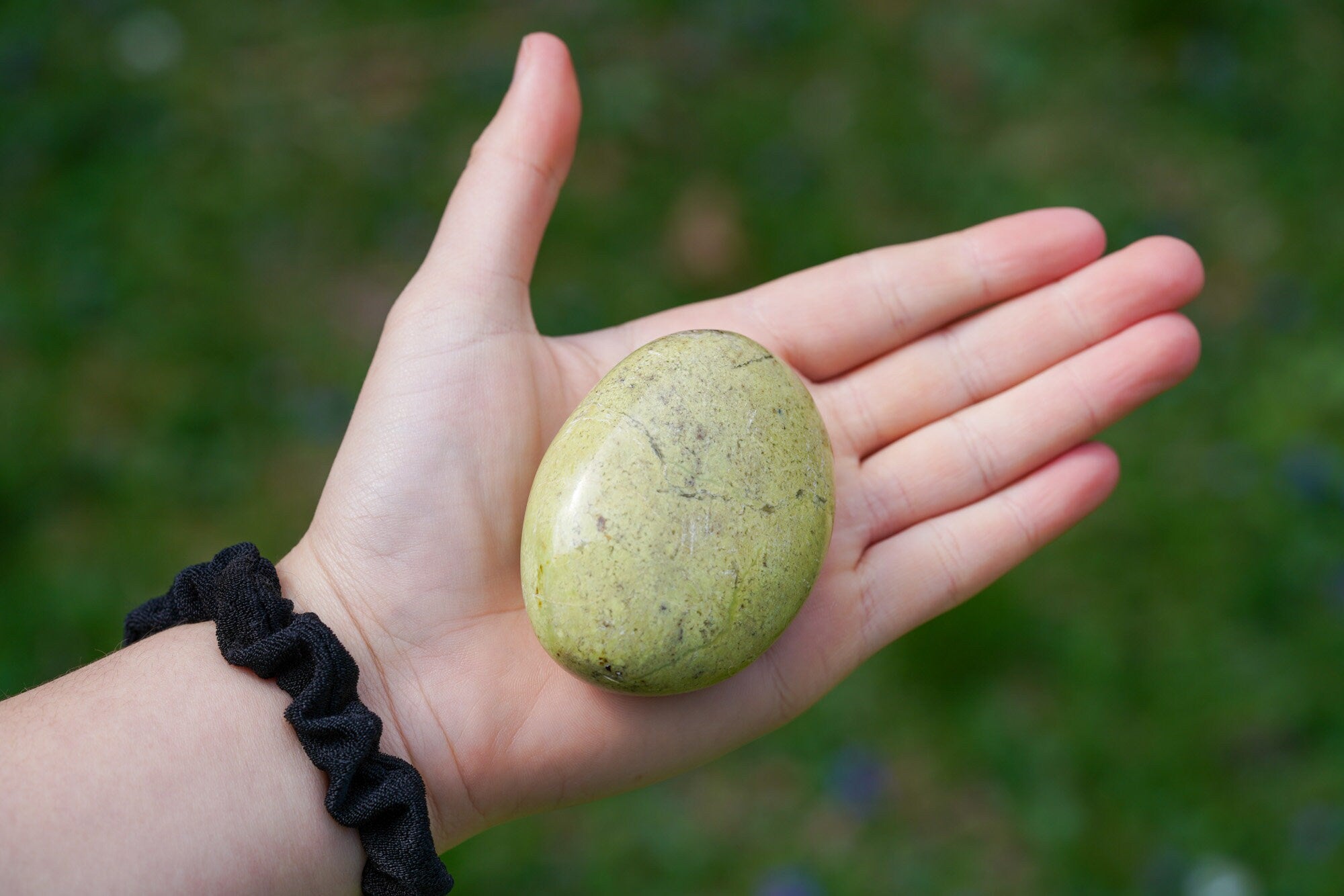 Green Opal Palm Stone