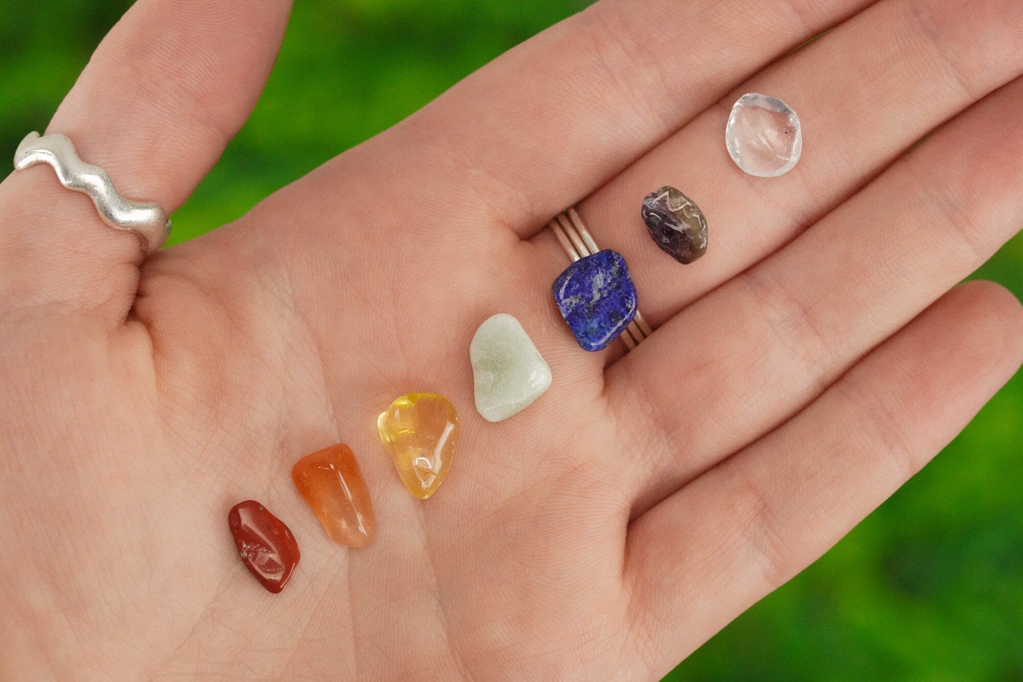 Seven Chakra Tumbled Chip Set