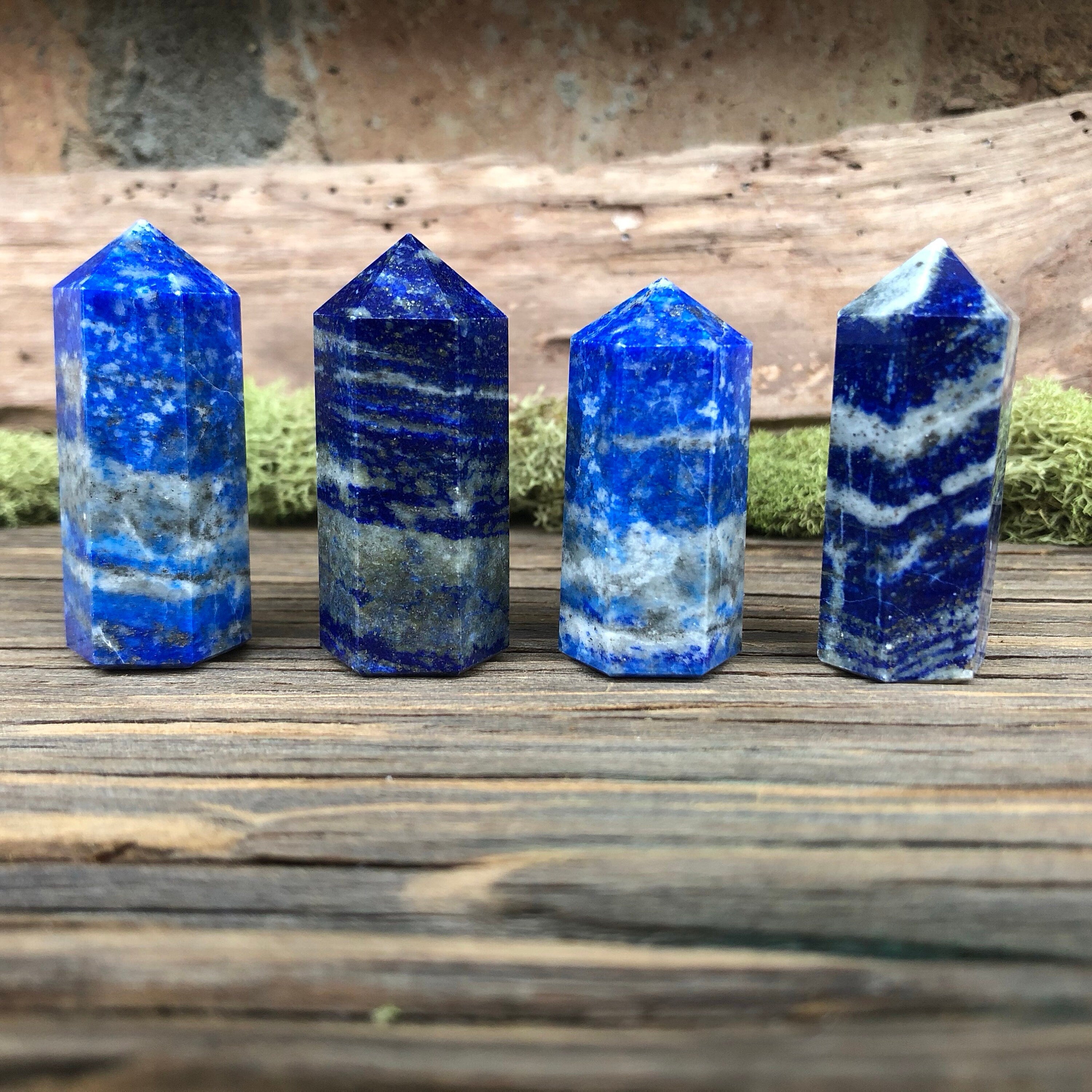 Lapis Lazuli Healing Crystal Tower Point