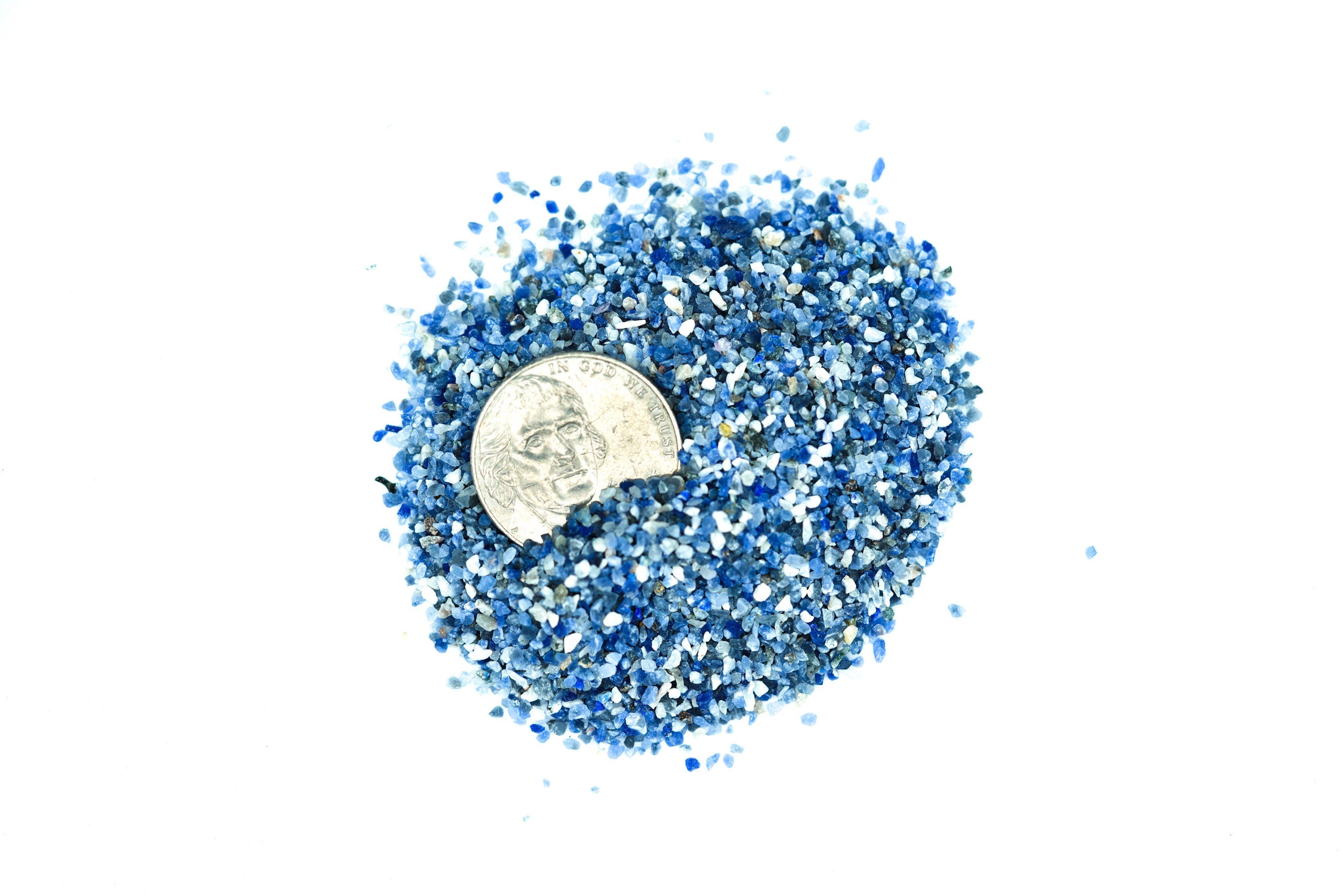 Crushed Sodalite Crystal Gravel, ALL SIZES