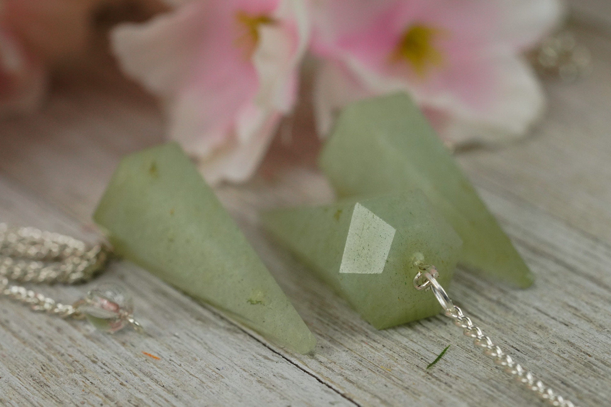 Green Aventurine Crystal Pendulum