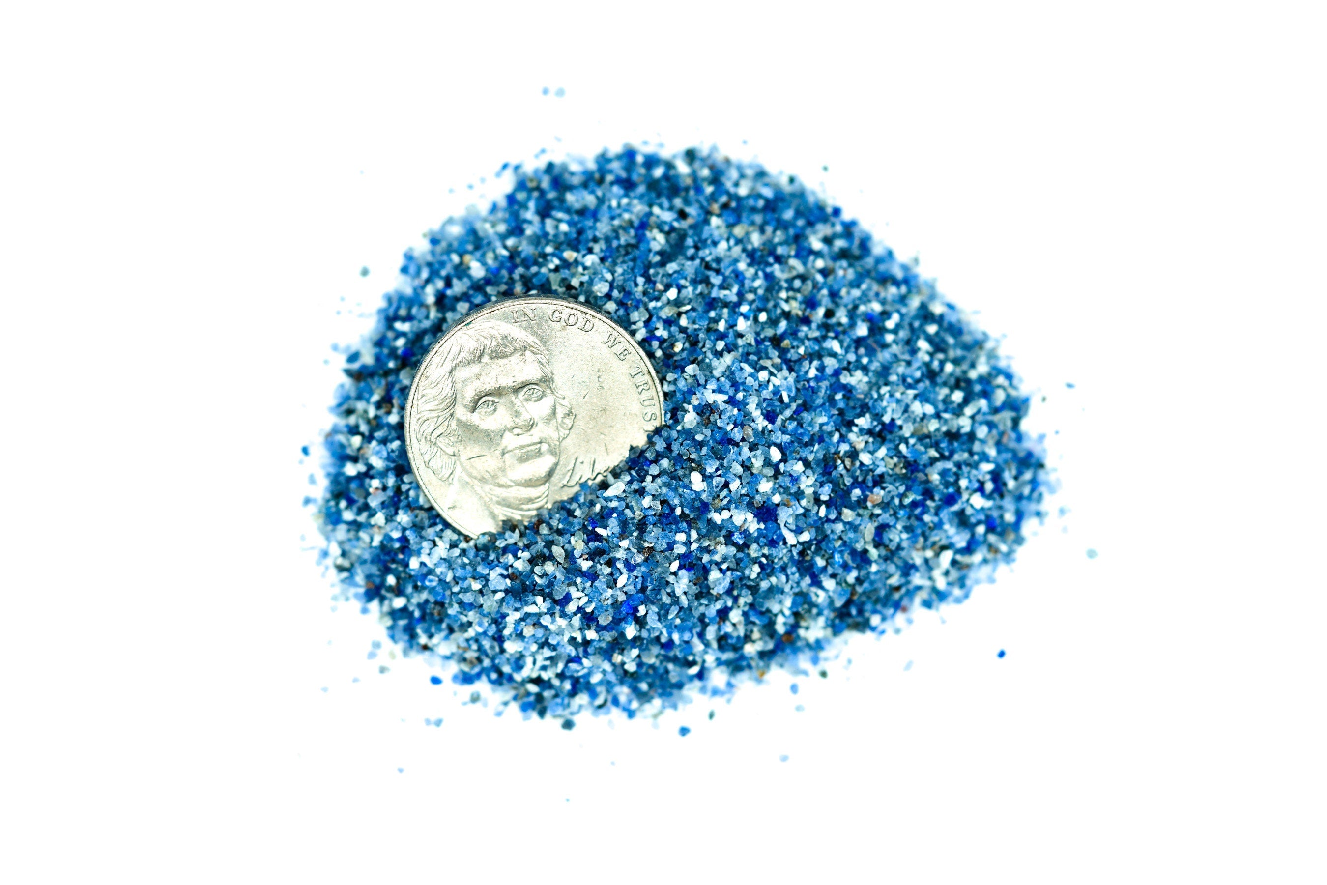 Crushed Sodalite Crystal Gravel, ALL SIZES