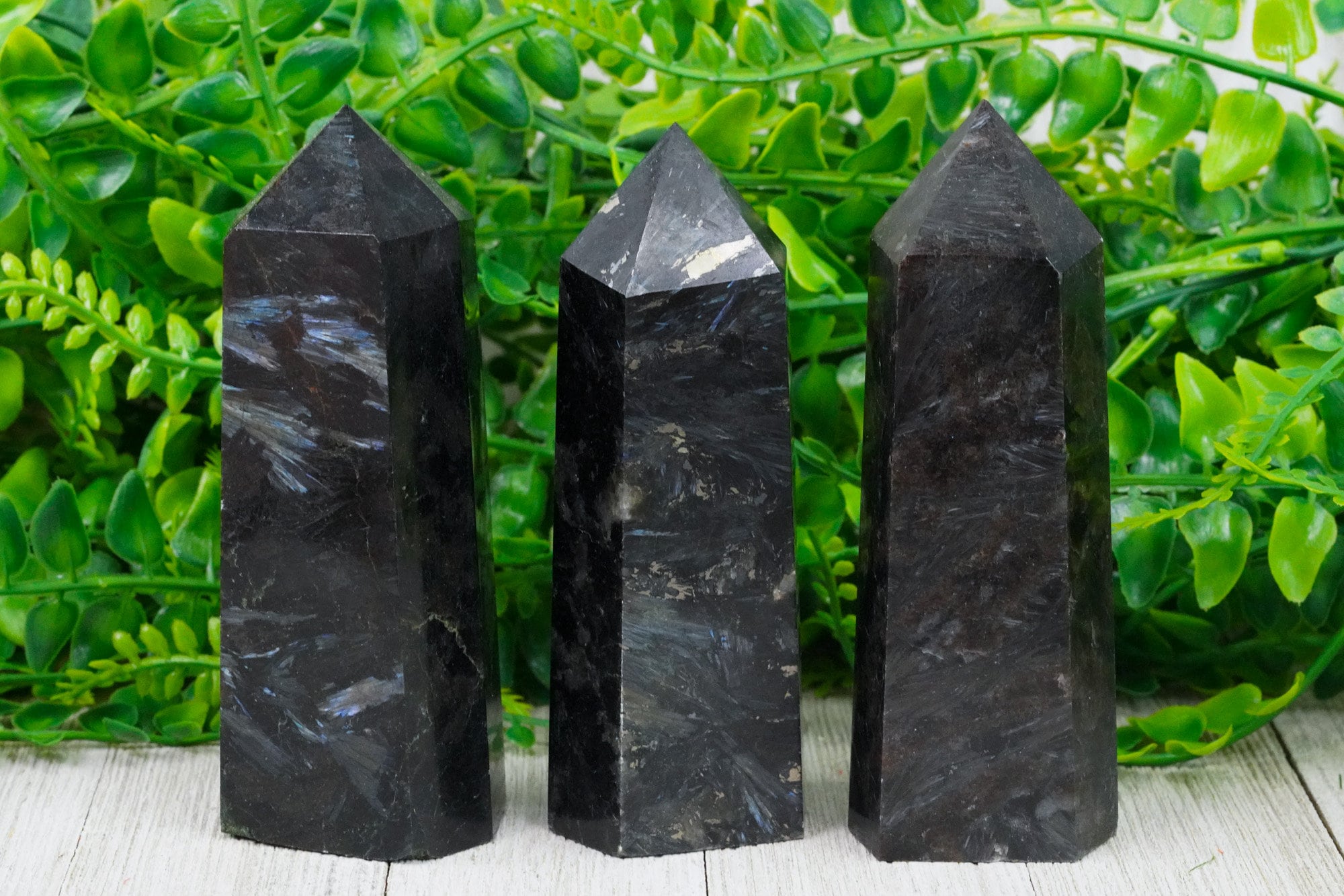 Large Astrophyllite Crystal Tower Point