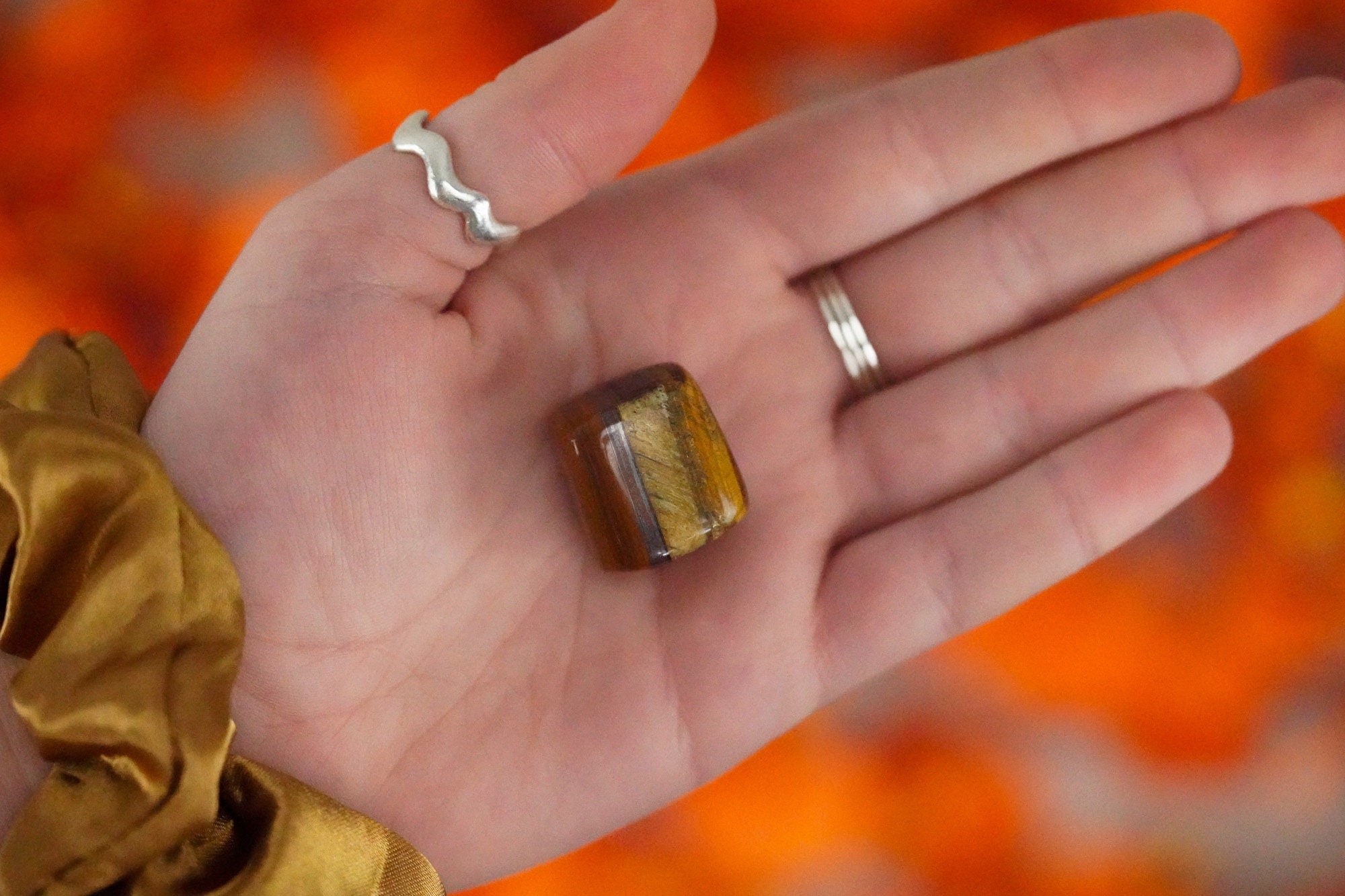 Tumbled Tigers Eye Polished Stone