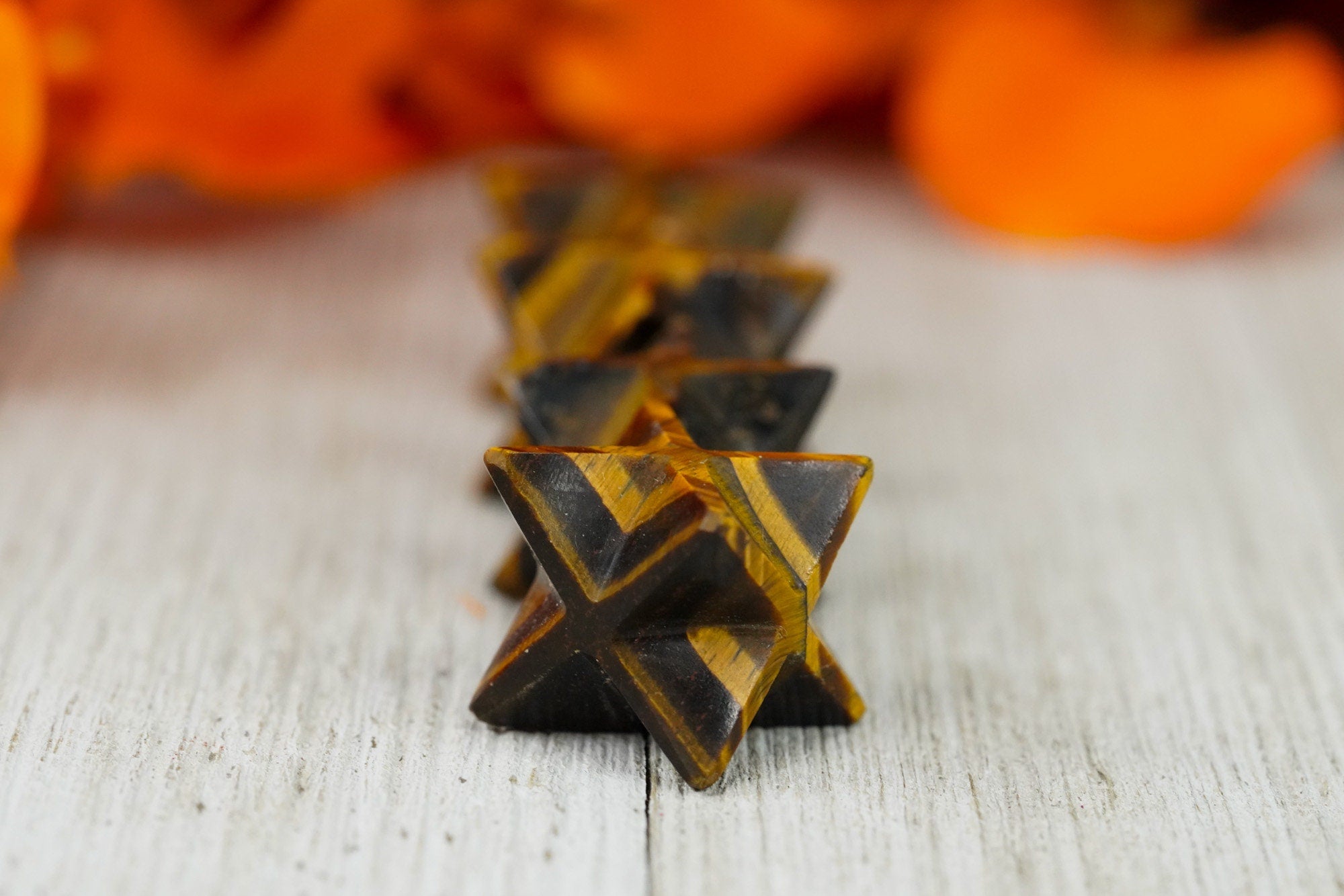 Tigers Eye Crystal Merkaba 20mm