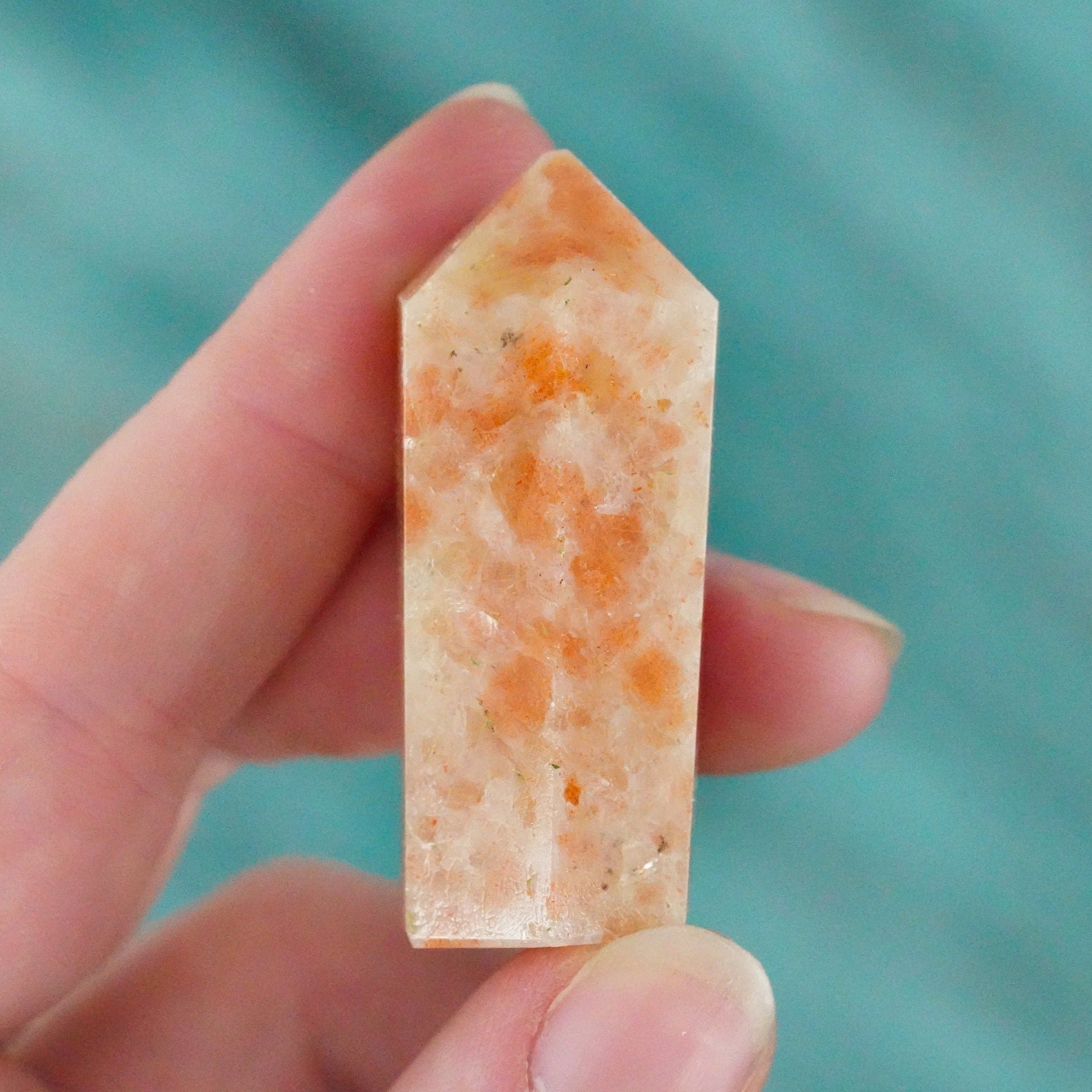Small Orange Sunstone Tower