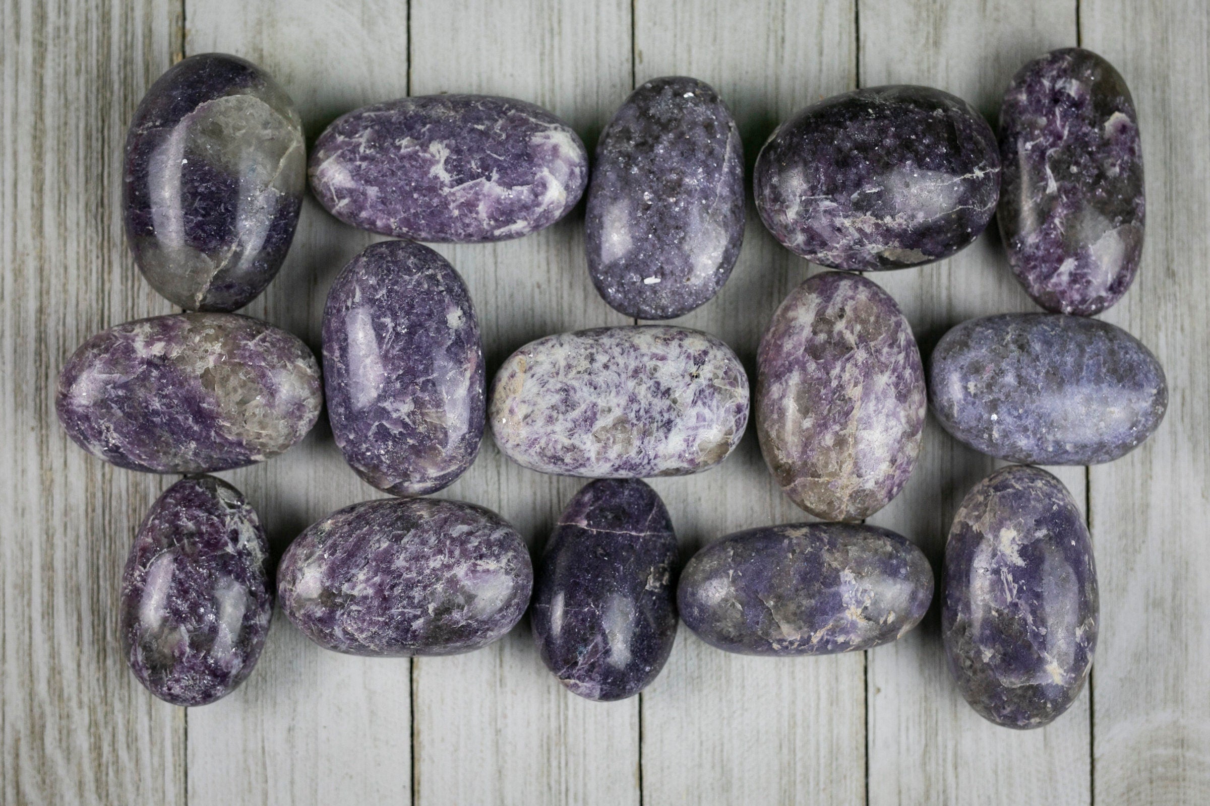 Purple Lepidolite Palm Stone