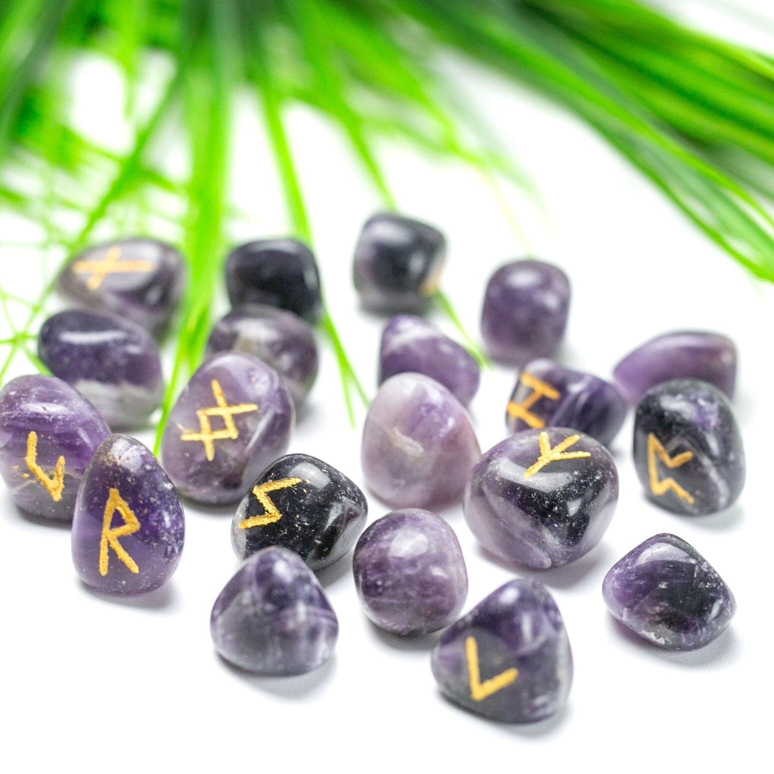 Amethyst Runestone Set