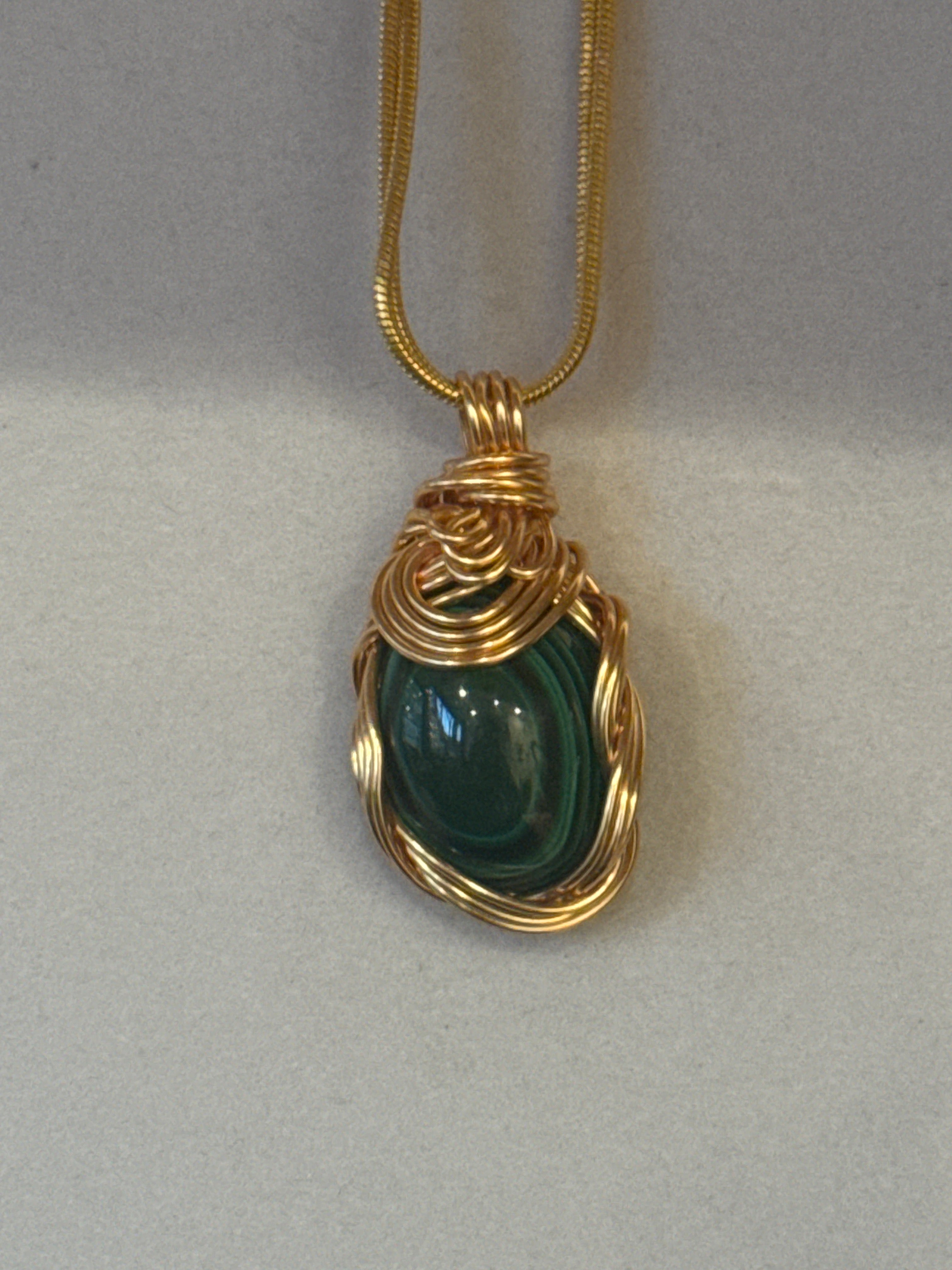 Djinns Treasure Malachite Charm