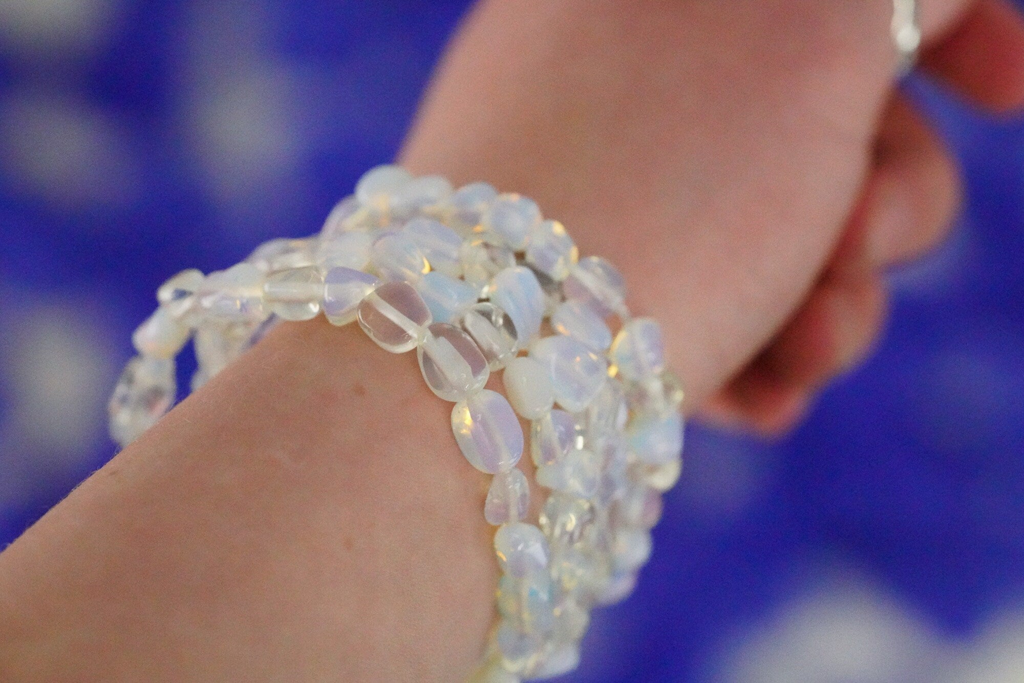 Opalite Tumbled Stone Bracelet