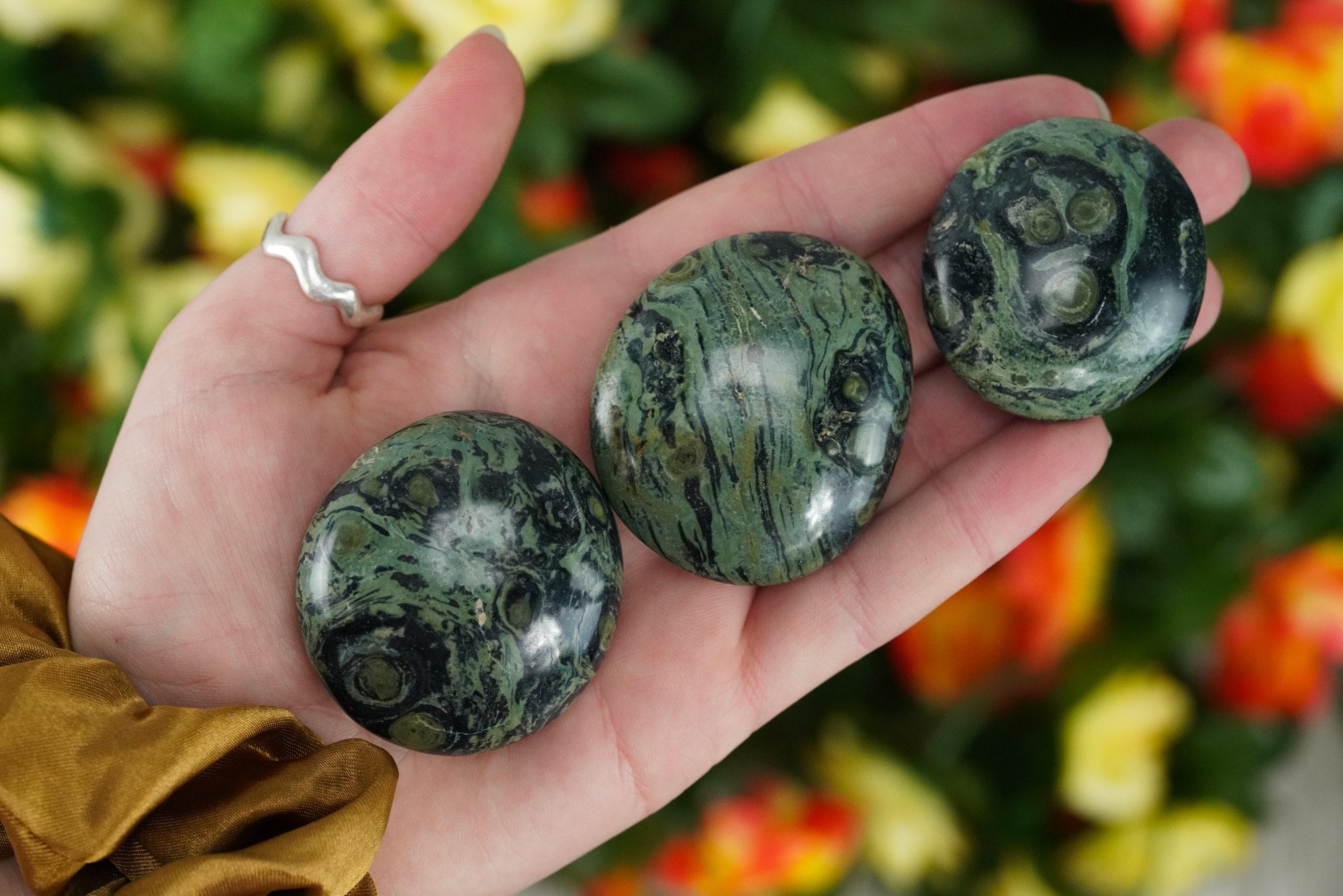 Kambaba Jasper Palm Stone