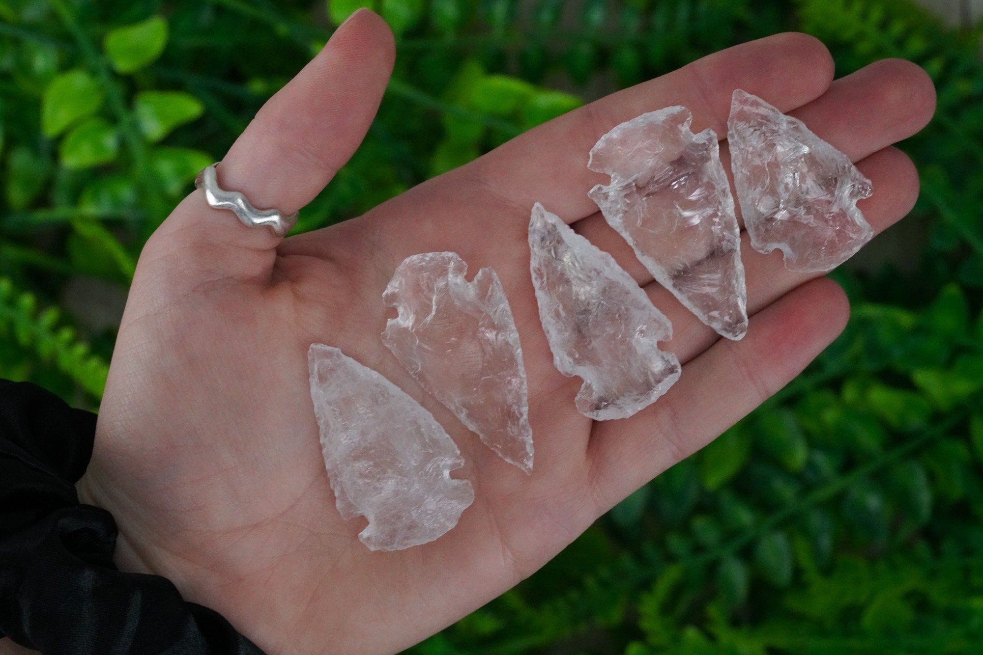 Clear Quartz Crystal Arrowhead