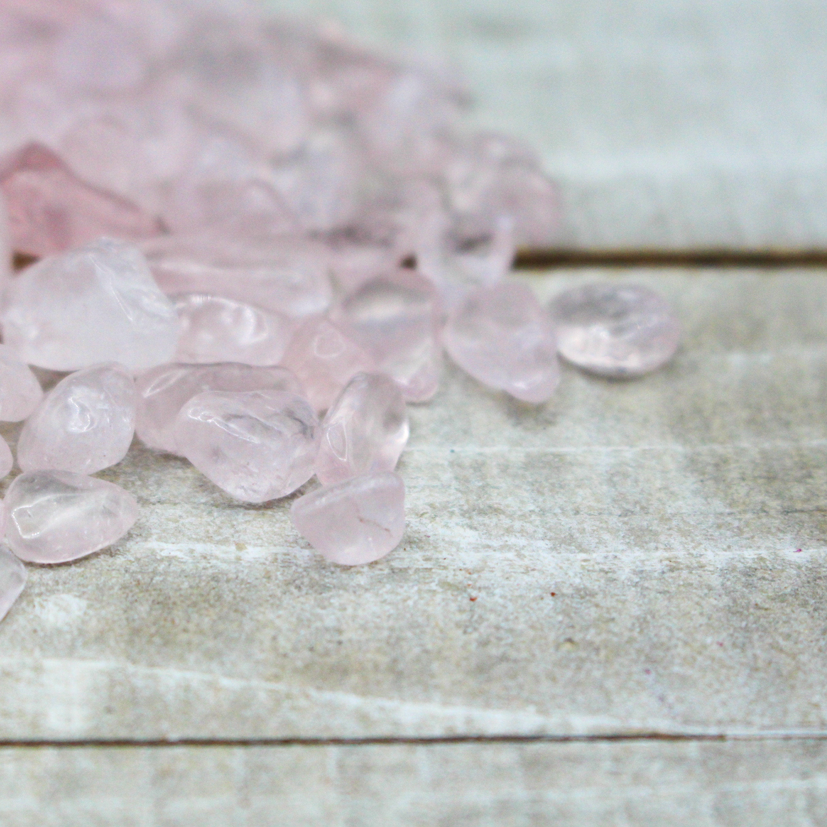 Rose Quartz Tumbled Crystal Chips