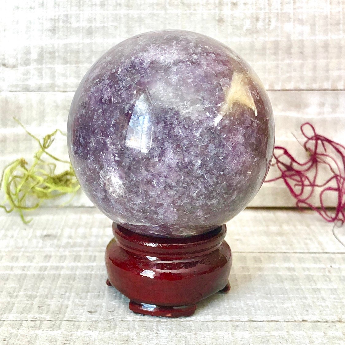 Lepidolite Mica Crystal Ball 60mm