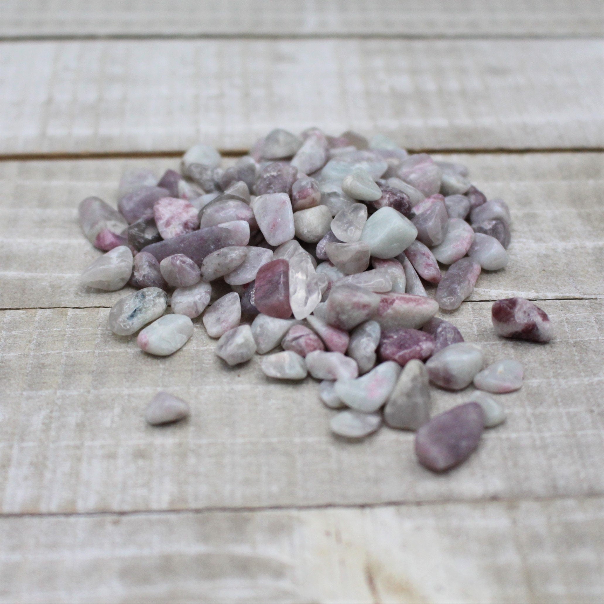 Pink Tourmaline Tumbled Crystal Chips