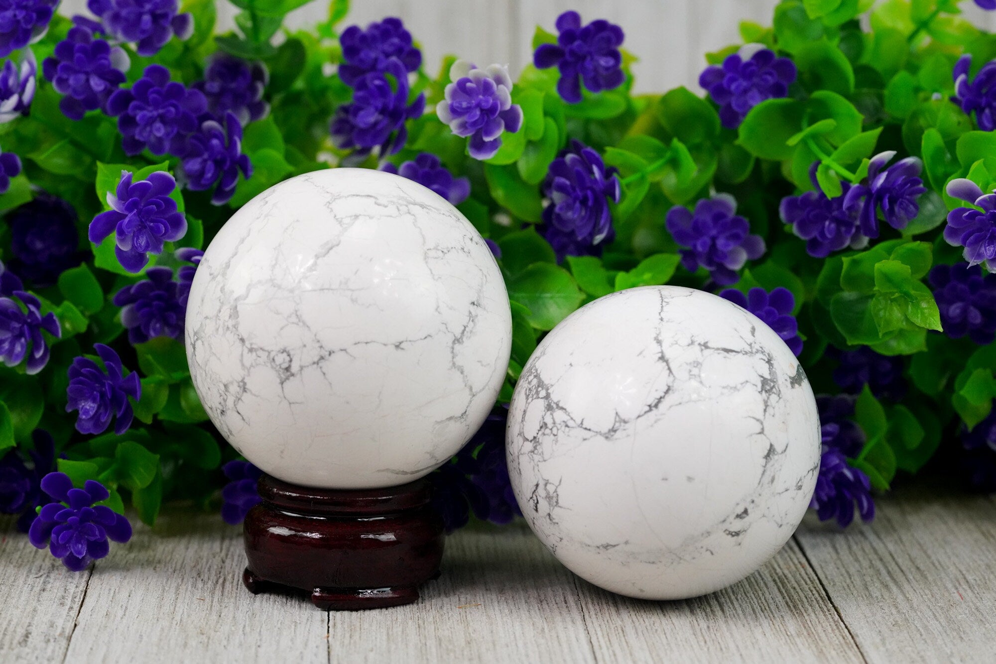 White Howlite Crystal Ball 60mm