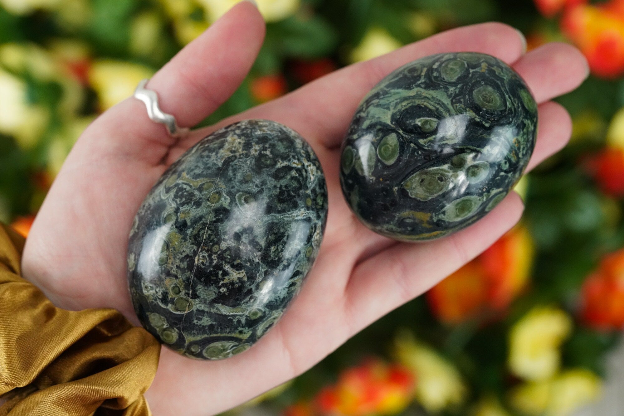 Kambaba Jasper Palm Stone