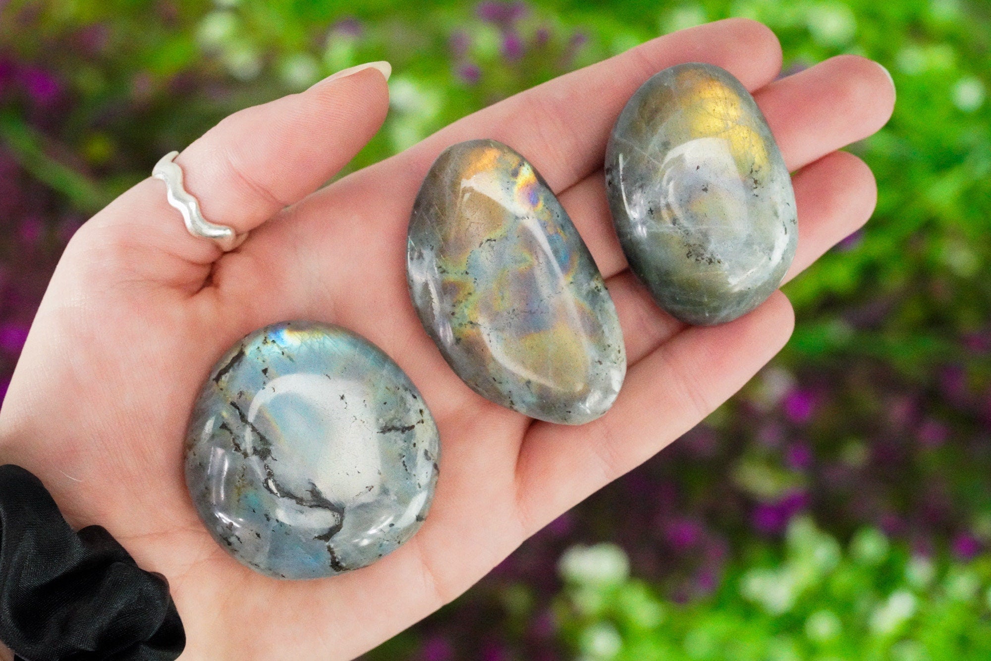 Labradorite Palm Stone