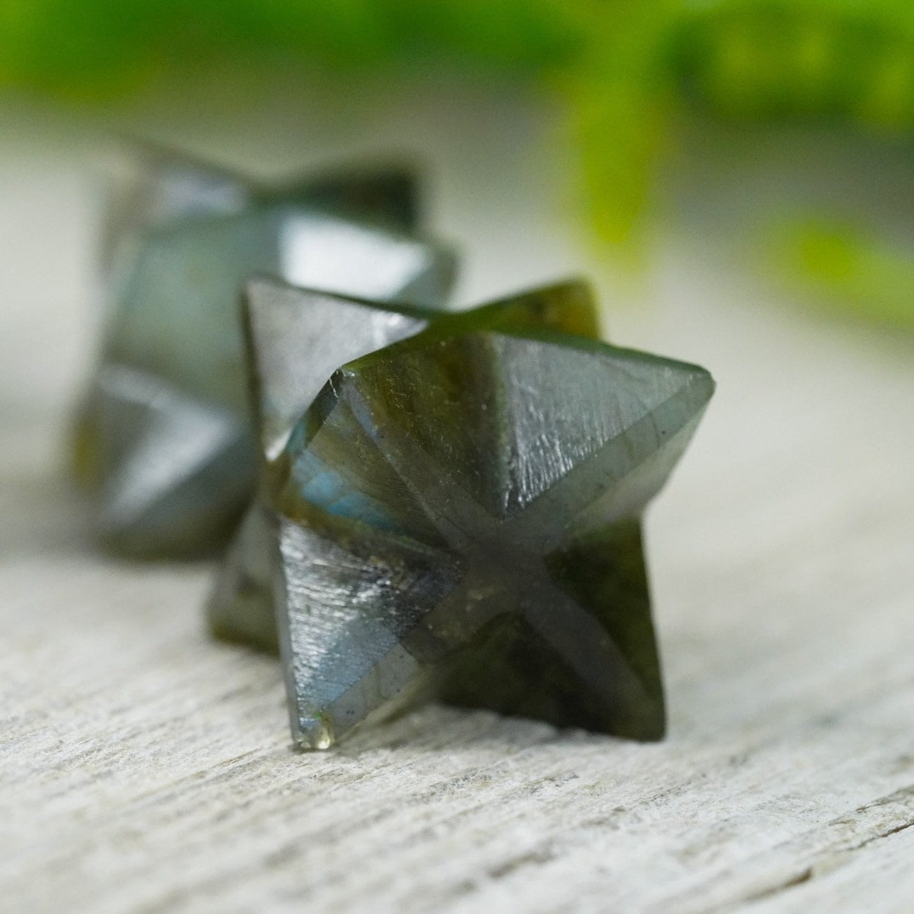 Labradorite Crystal Merkaba 20mm