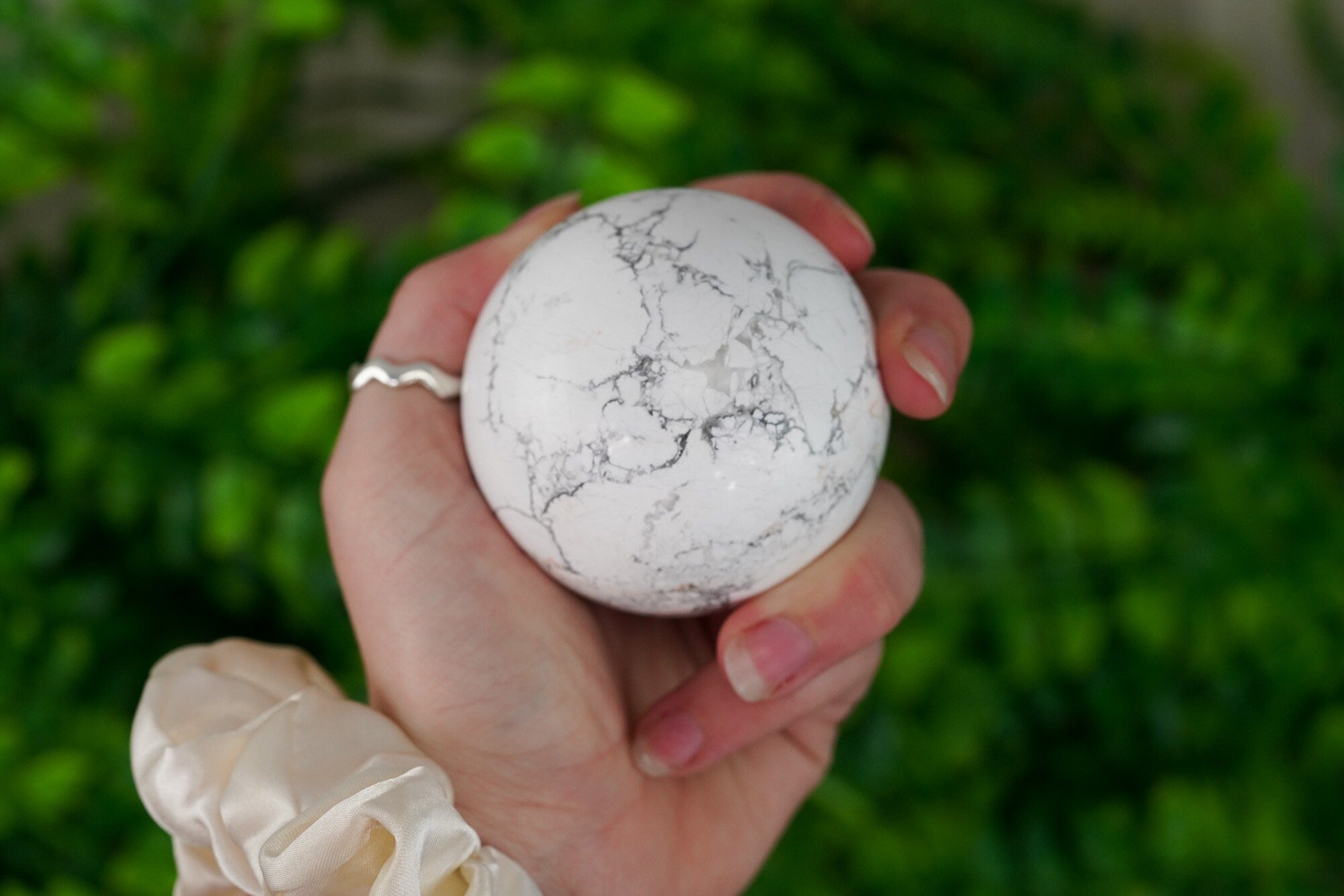 White Howlite Crystal Ball 60mm