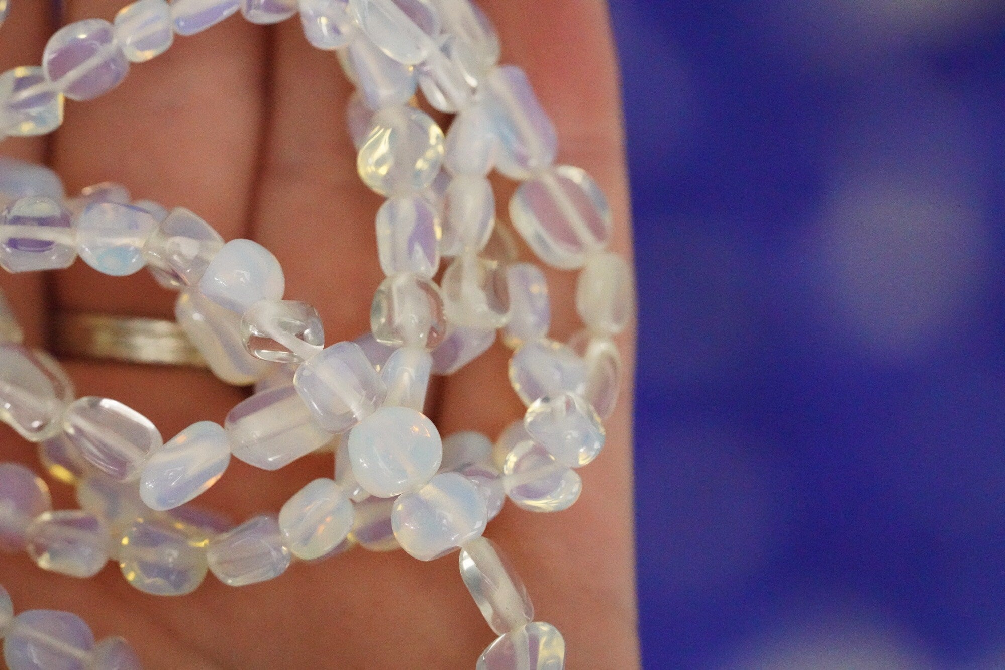 Opalite Tumbled Stone Bracelet