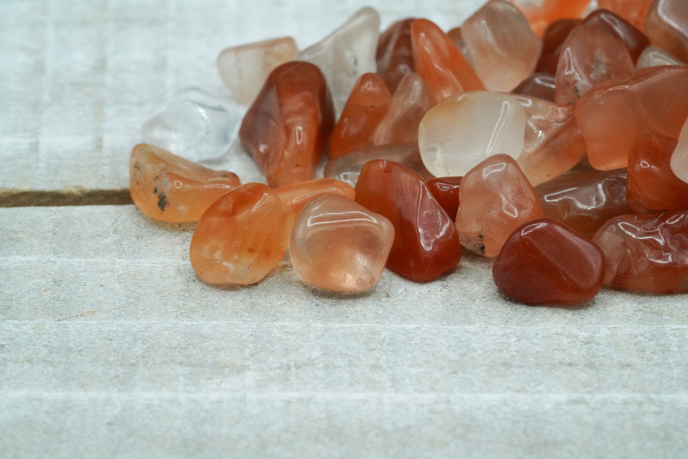 Carnelian Tumbled Crystal Chips