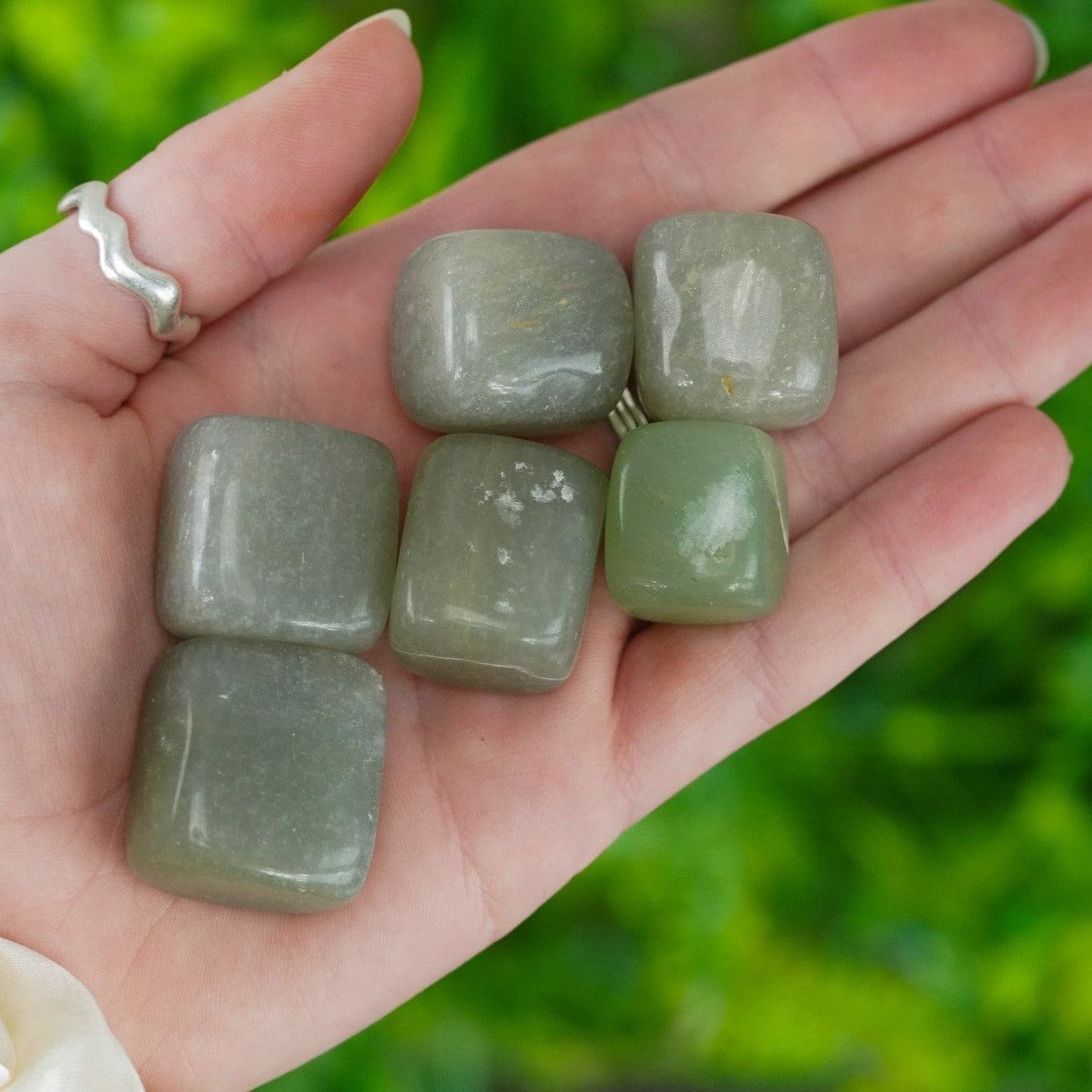 Tumbled Green Aventurine Polished Stone