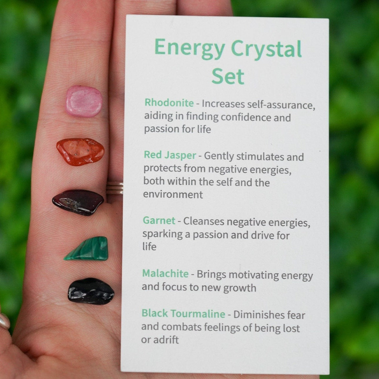 Energy Tumbled Chip Crystal Set