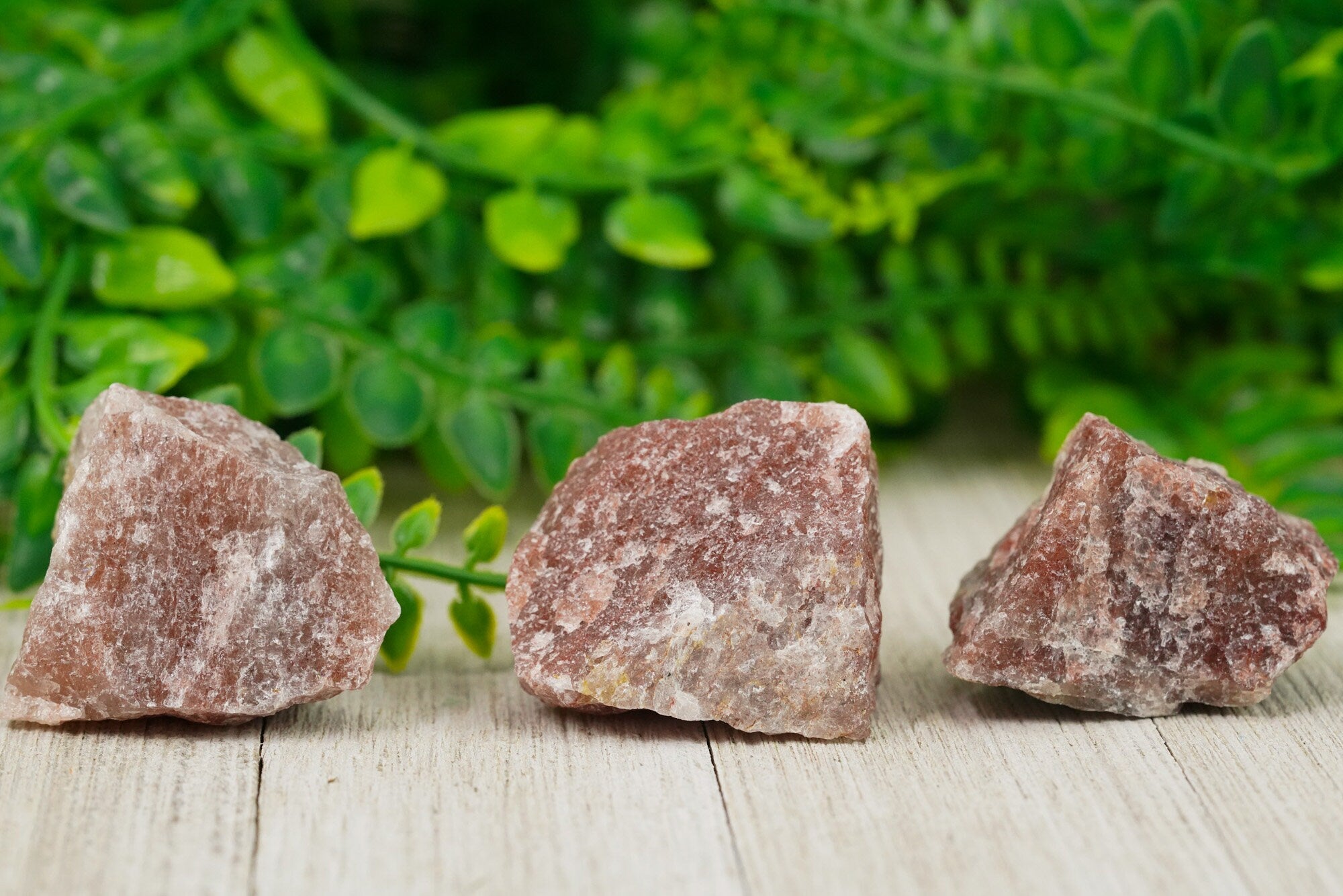 Raw Strawberry Quartz Rough Crystal