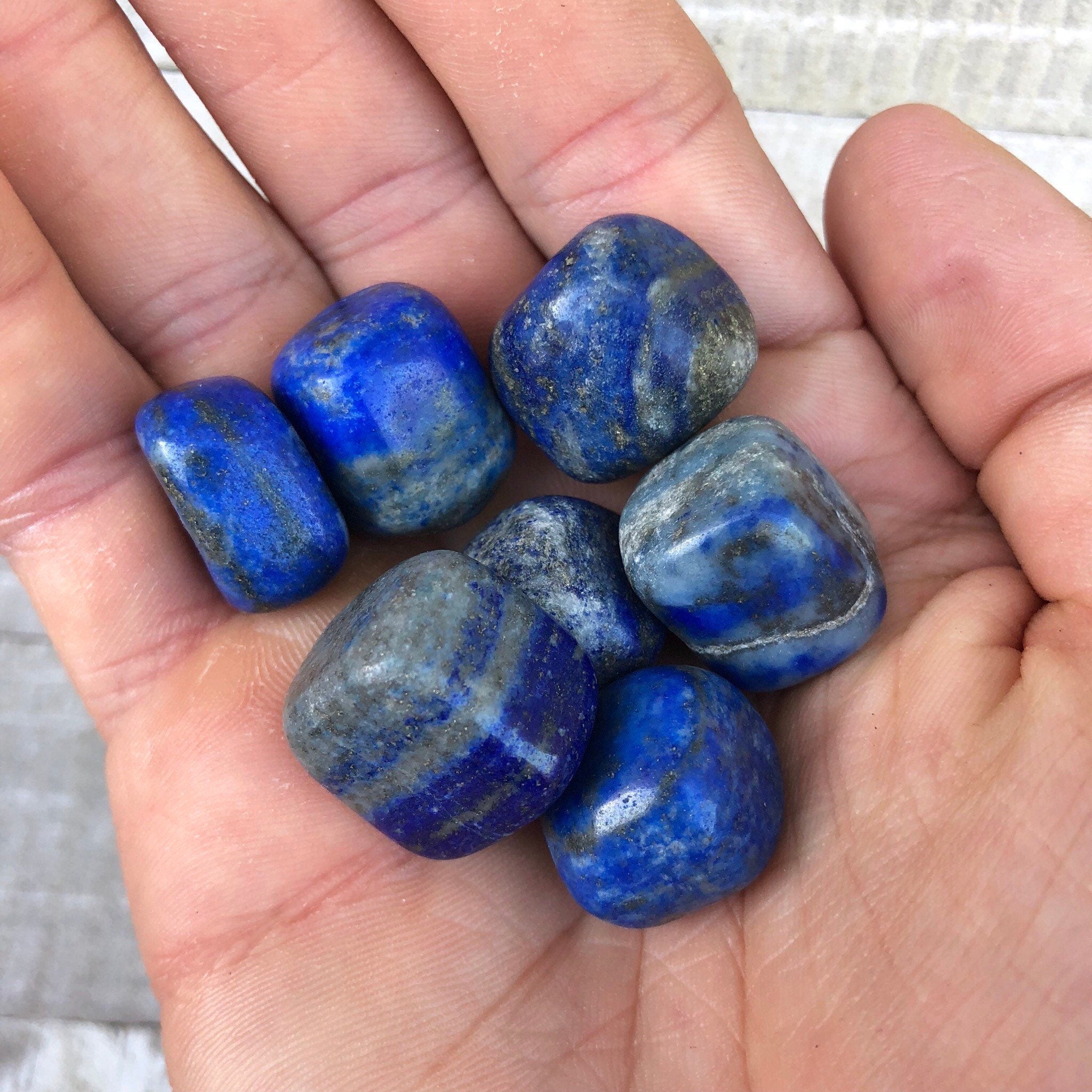 Tumbled Lapis Lazuli Polished Stone