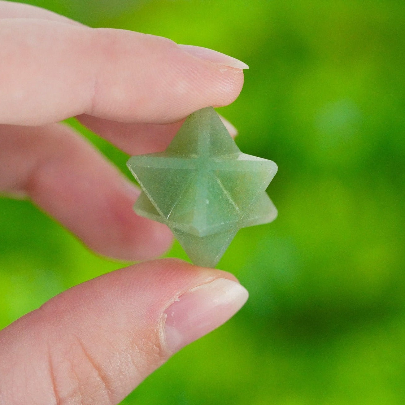 Green Aventurine Crystal Merkaba 20mm