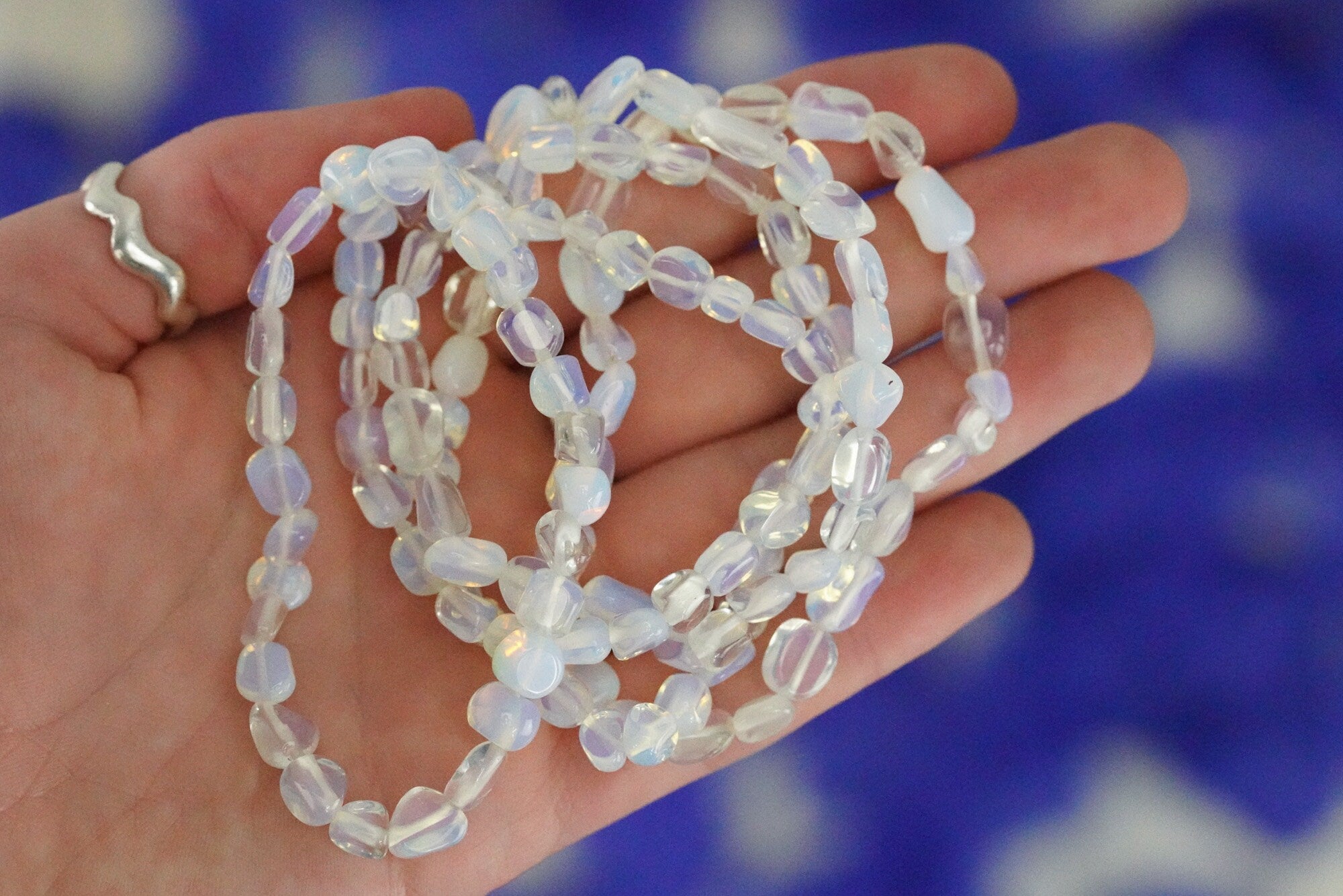 Opalite Tumbled Stone Bracelet