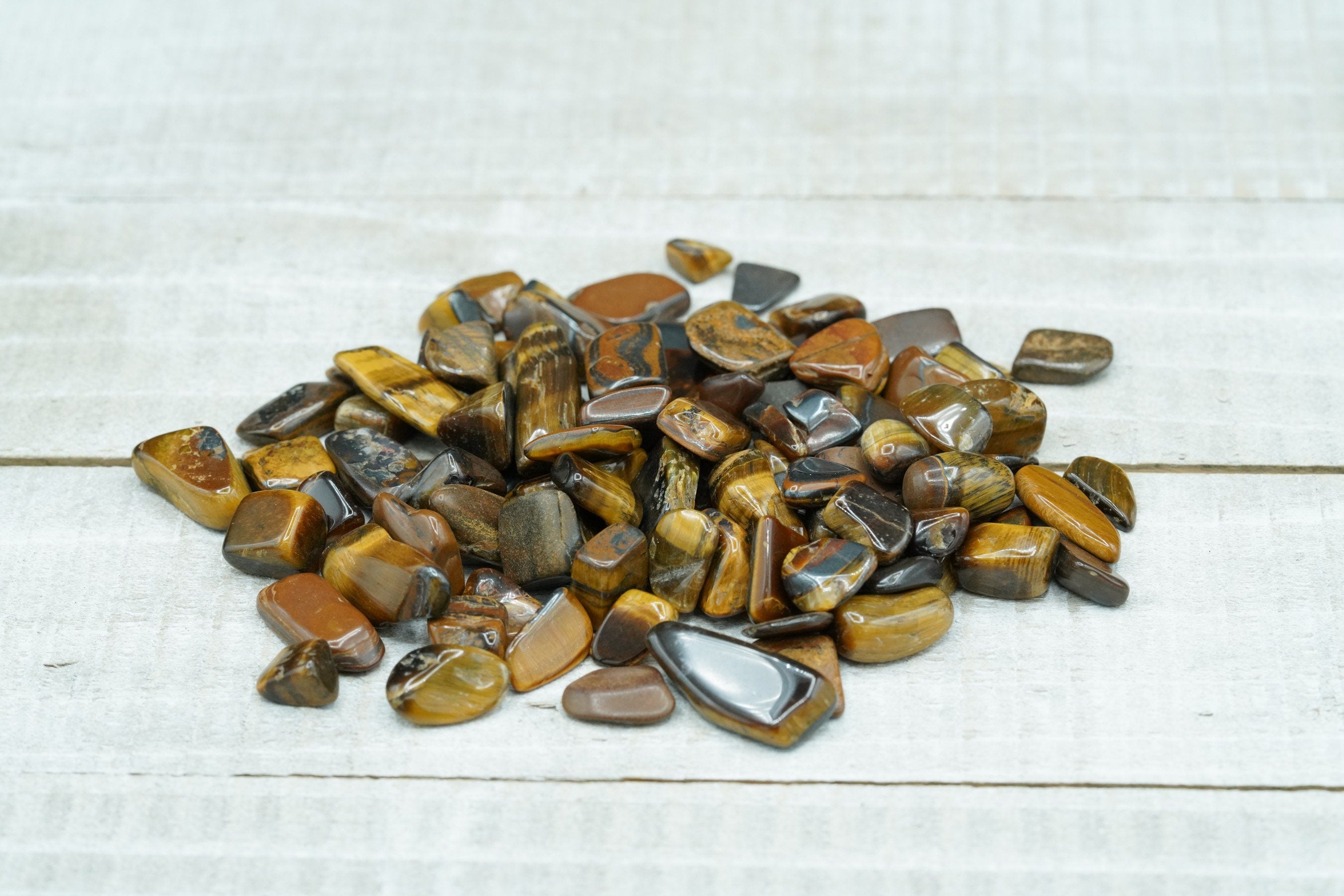 Tigers Eye Tumbled Crystal Chips