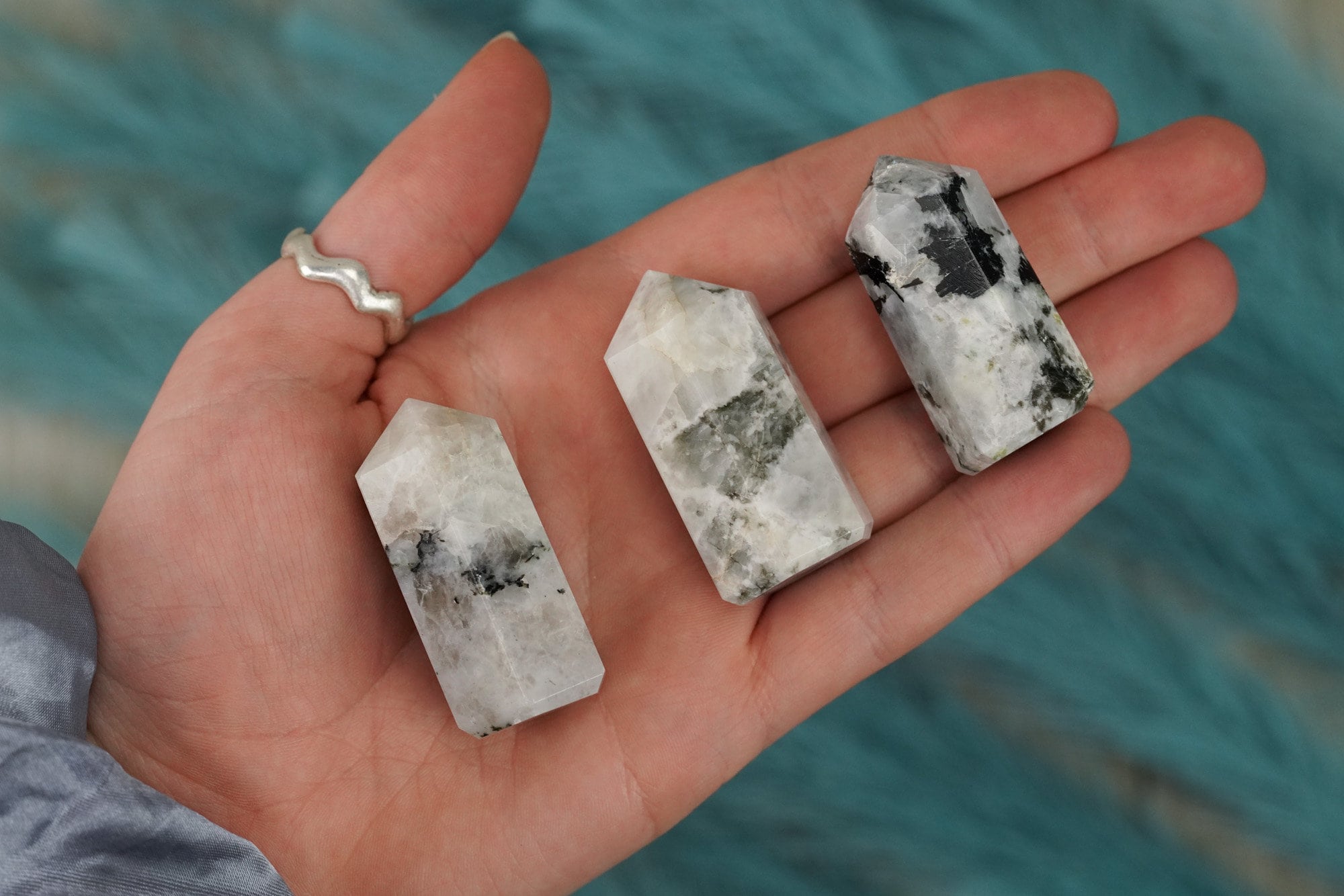 Moonstone Crystal Point