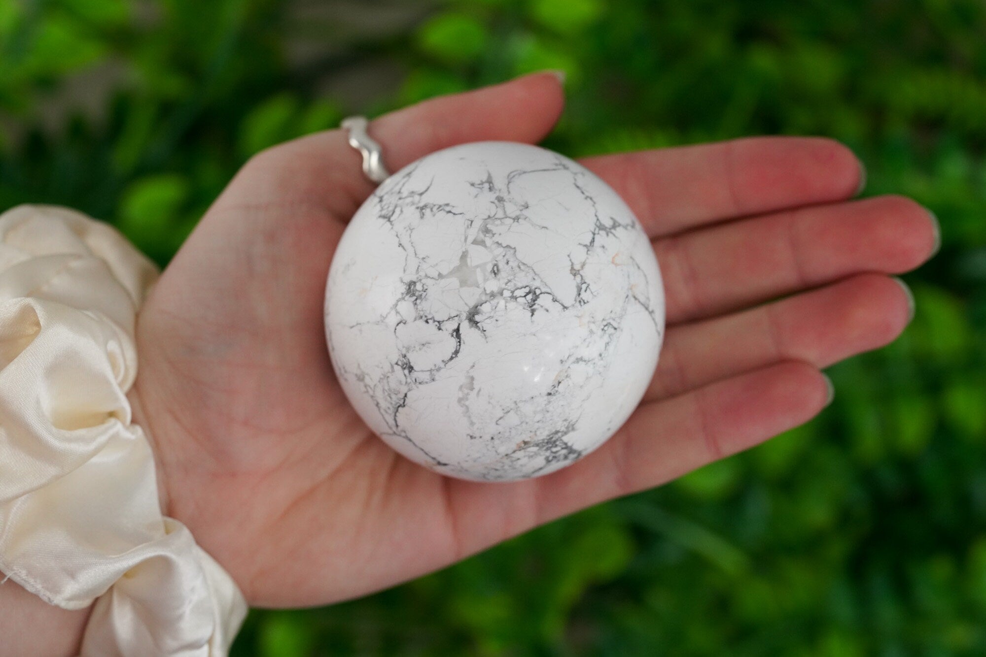 White Howlite Crystal Ball 60mm