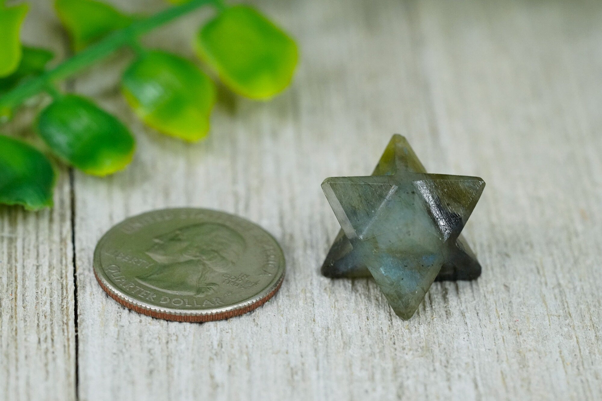 Labradorite Crystal Merkaba 20mm