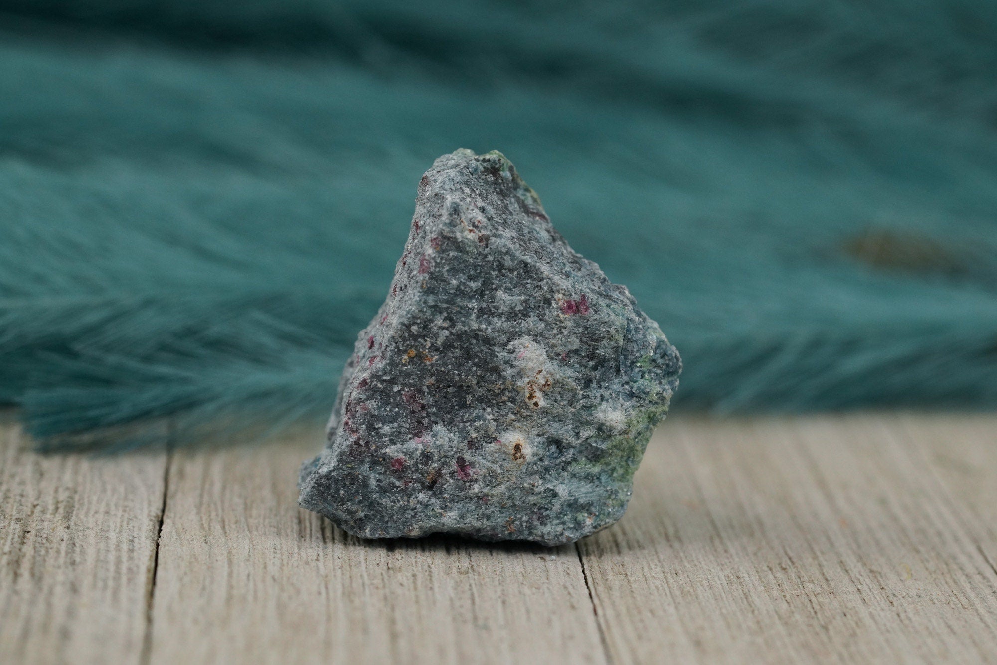 Raw Ruby Fuchsite Rough Crystal