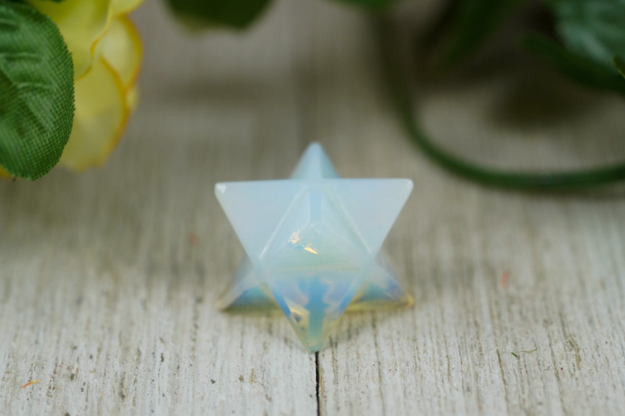 Opalite Crystal Merkaba 20mm