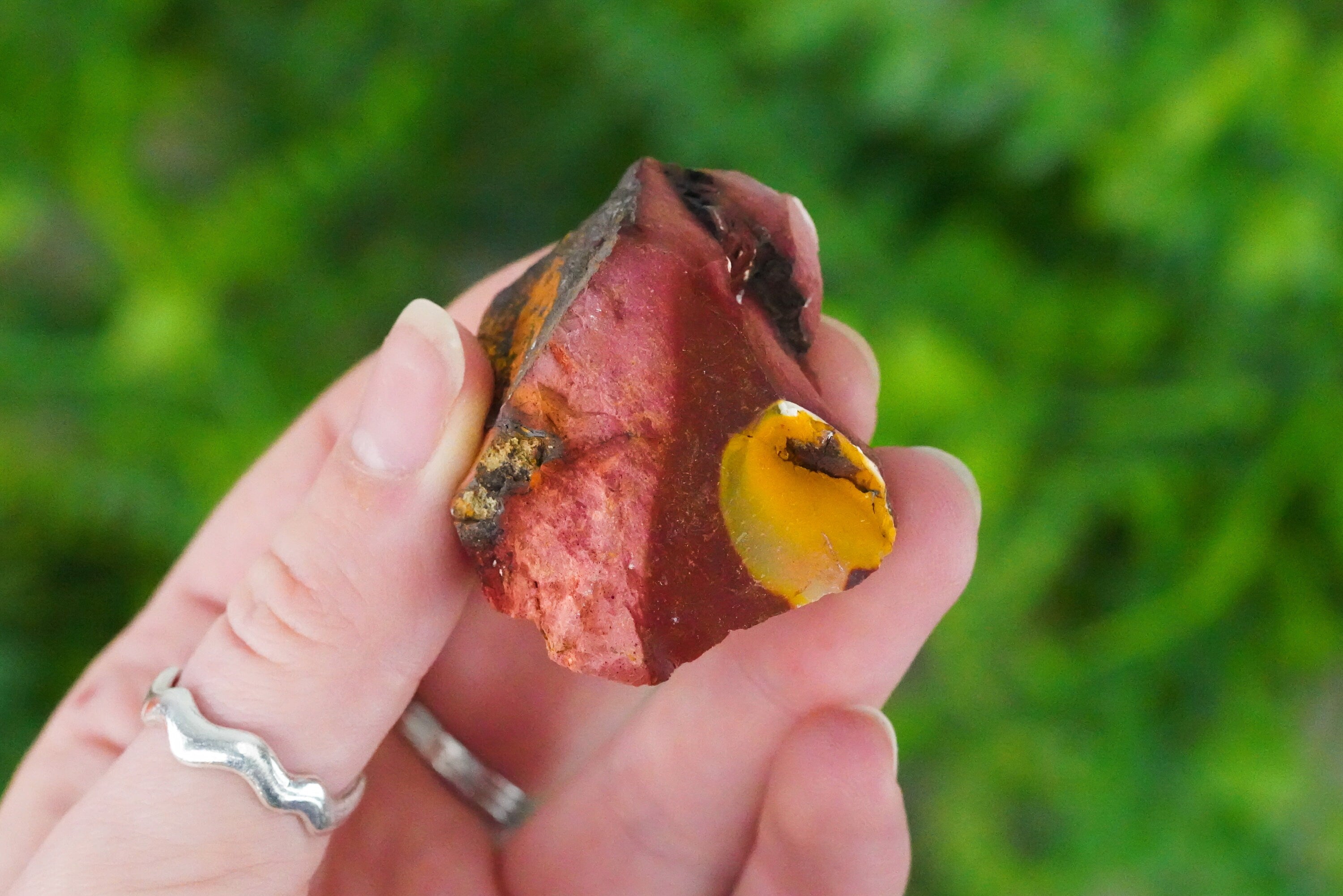 Raw Mookaite Jasper Rough Crystal