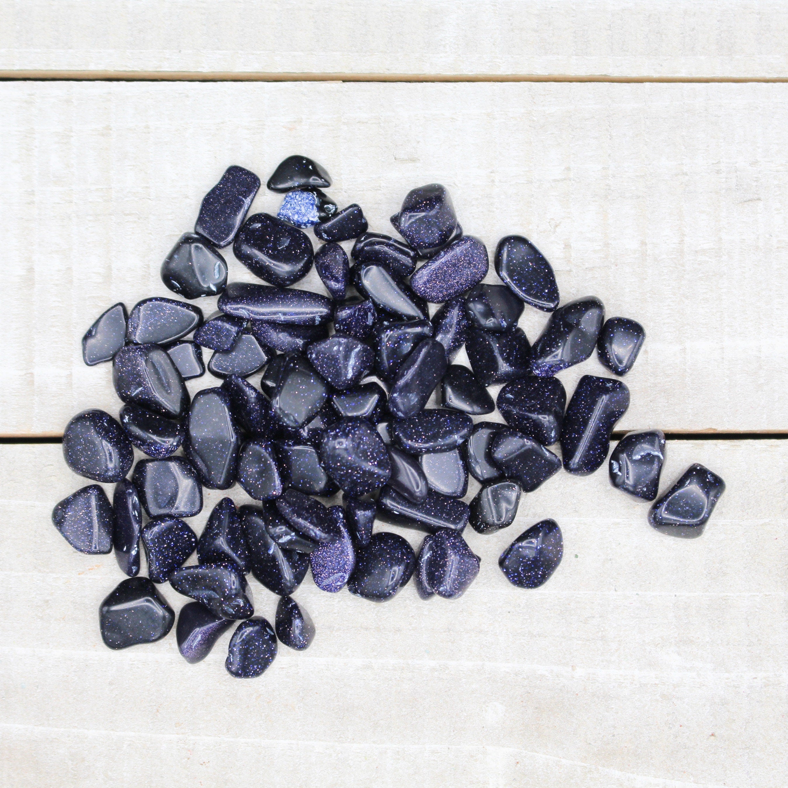 Blue Sandstone Stone Tumbled Crystal Chips