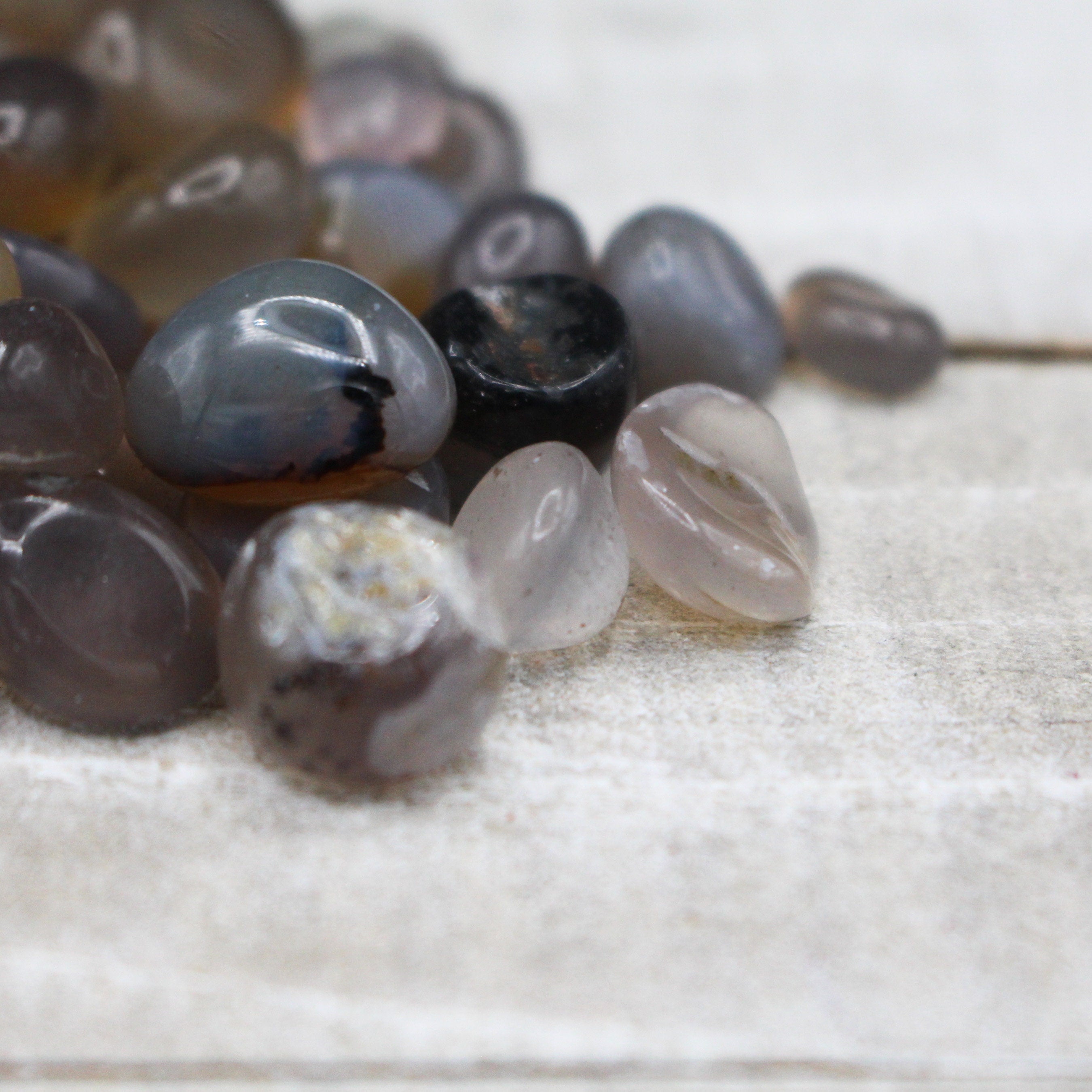 Botswana Agate Stone Tumbled Crystal Chips