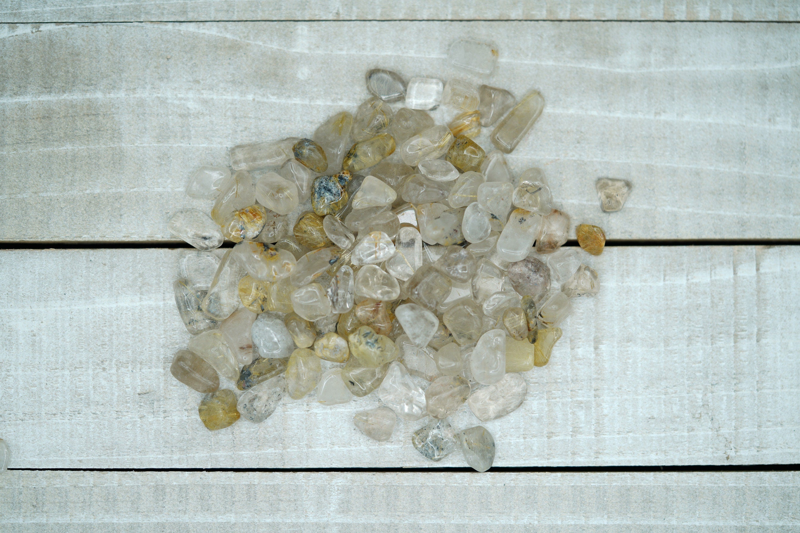 Golden Healer Quartz Crystal Chips