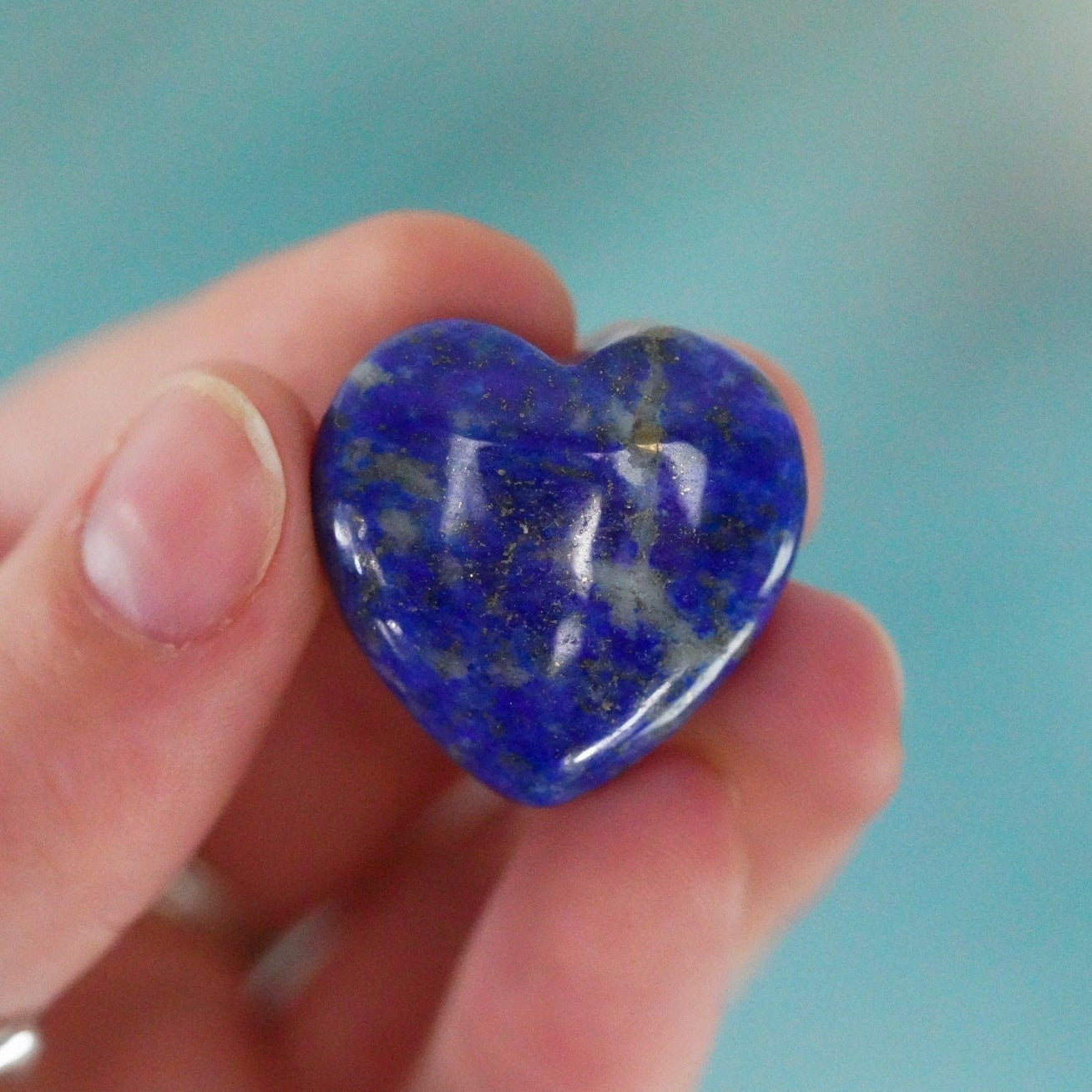 Small Lapis Lazuli Crystal Heart