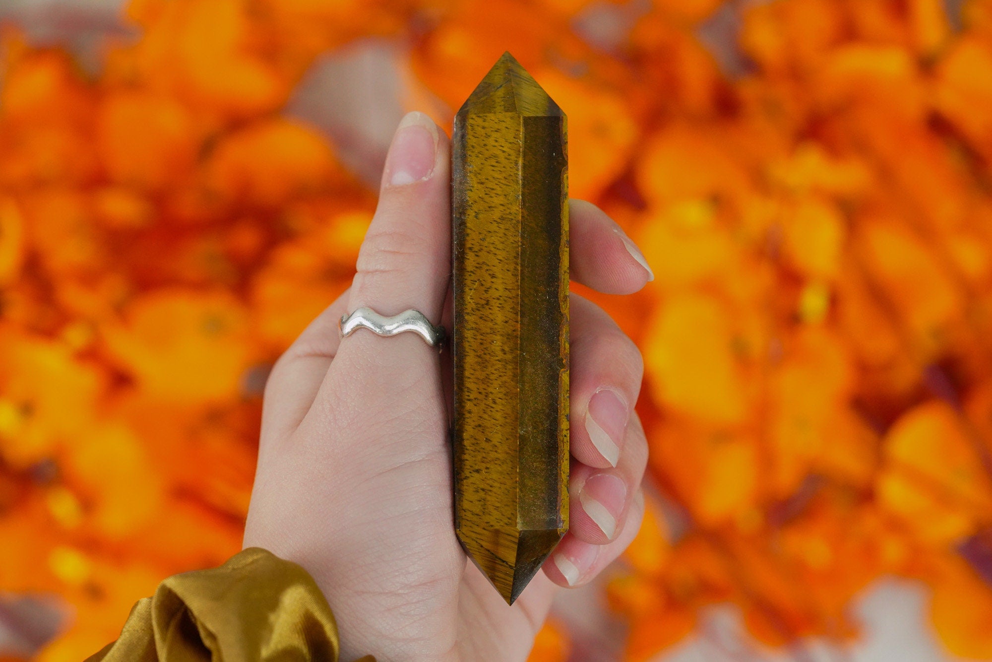 Tigers Eye Double Terminated Point