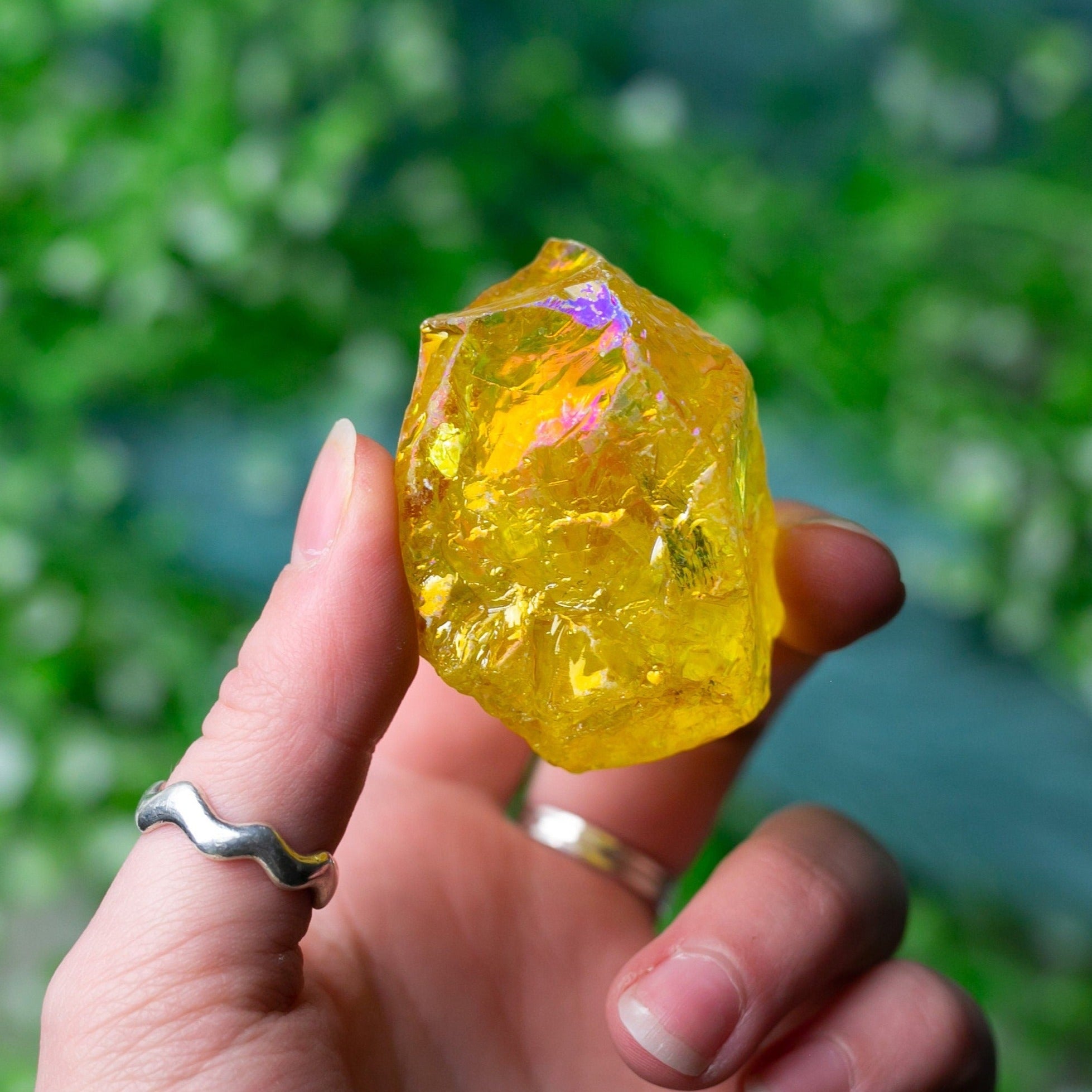 Raw Yellow Aura Quartz