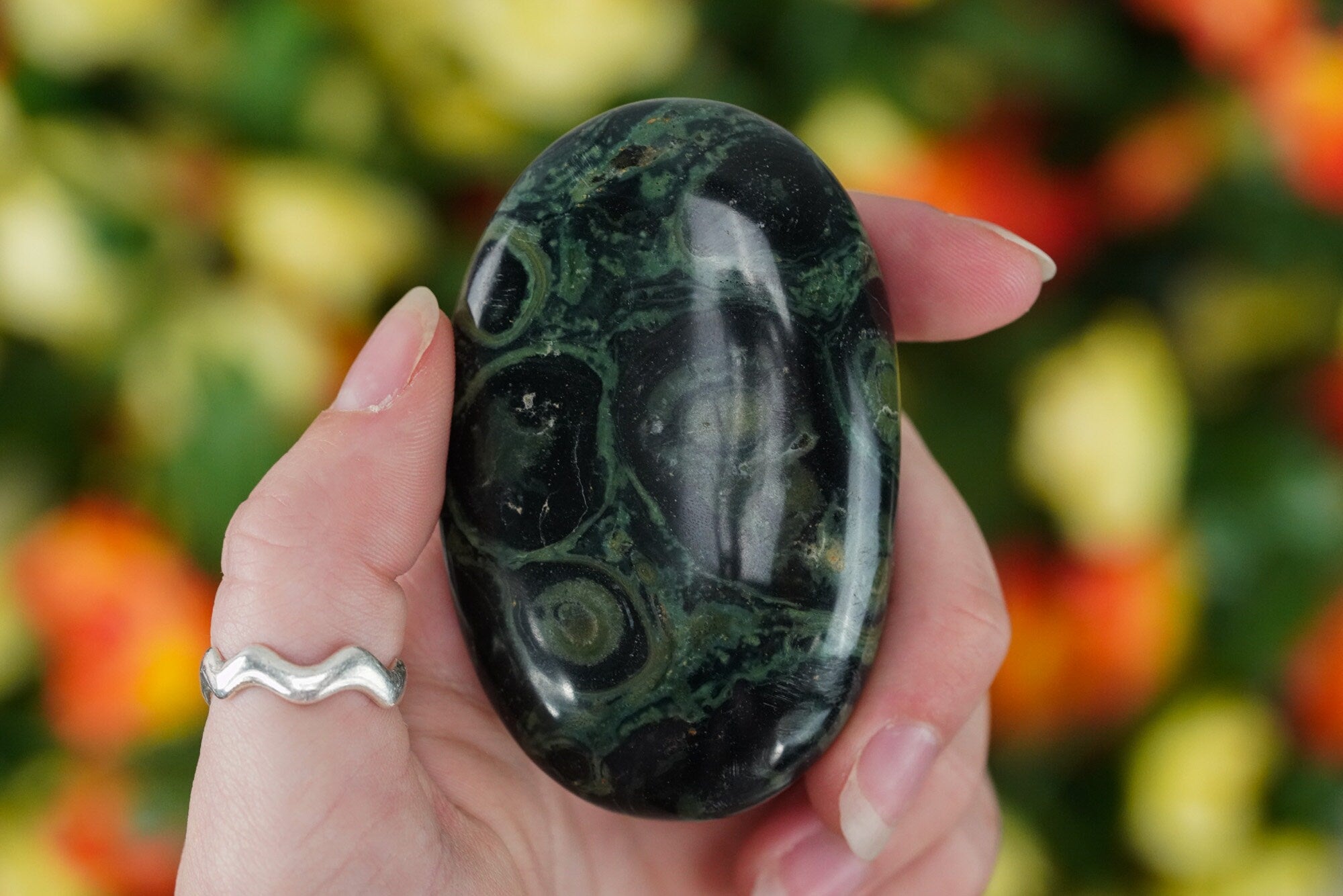 Kambaba Jasper Palm Stone